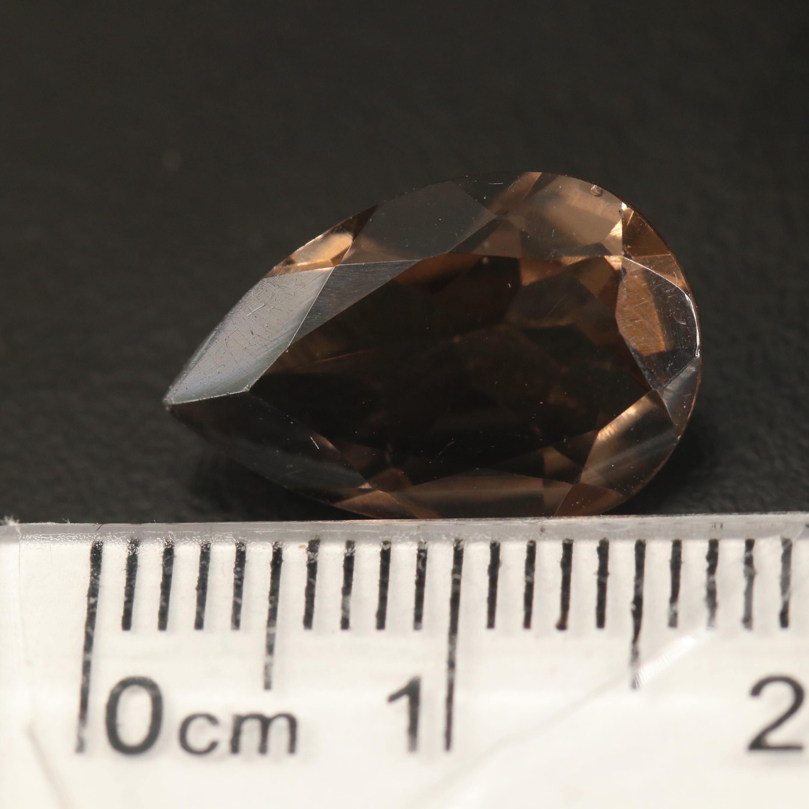 Loose 60.98 CTW Faceted Smoky Quartz Assortment