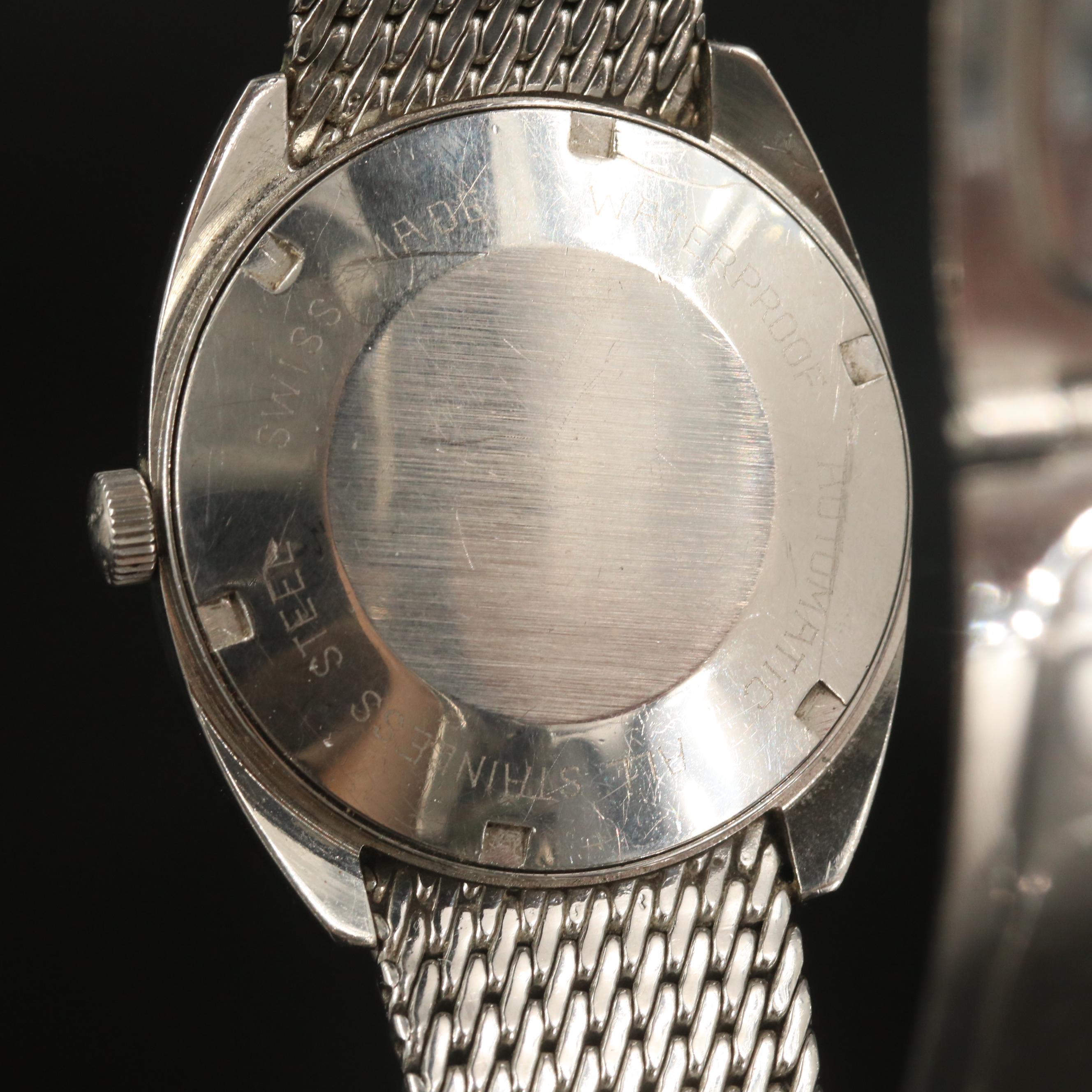 Vintage Sarcar Stainless Steel Automatic Watch
