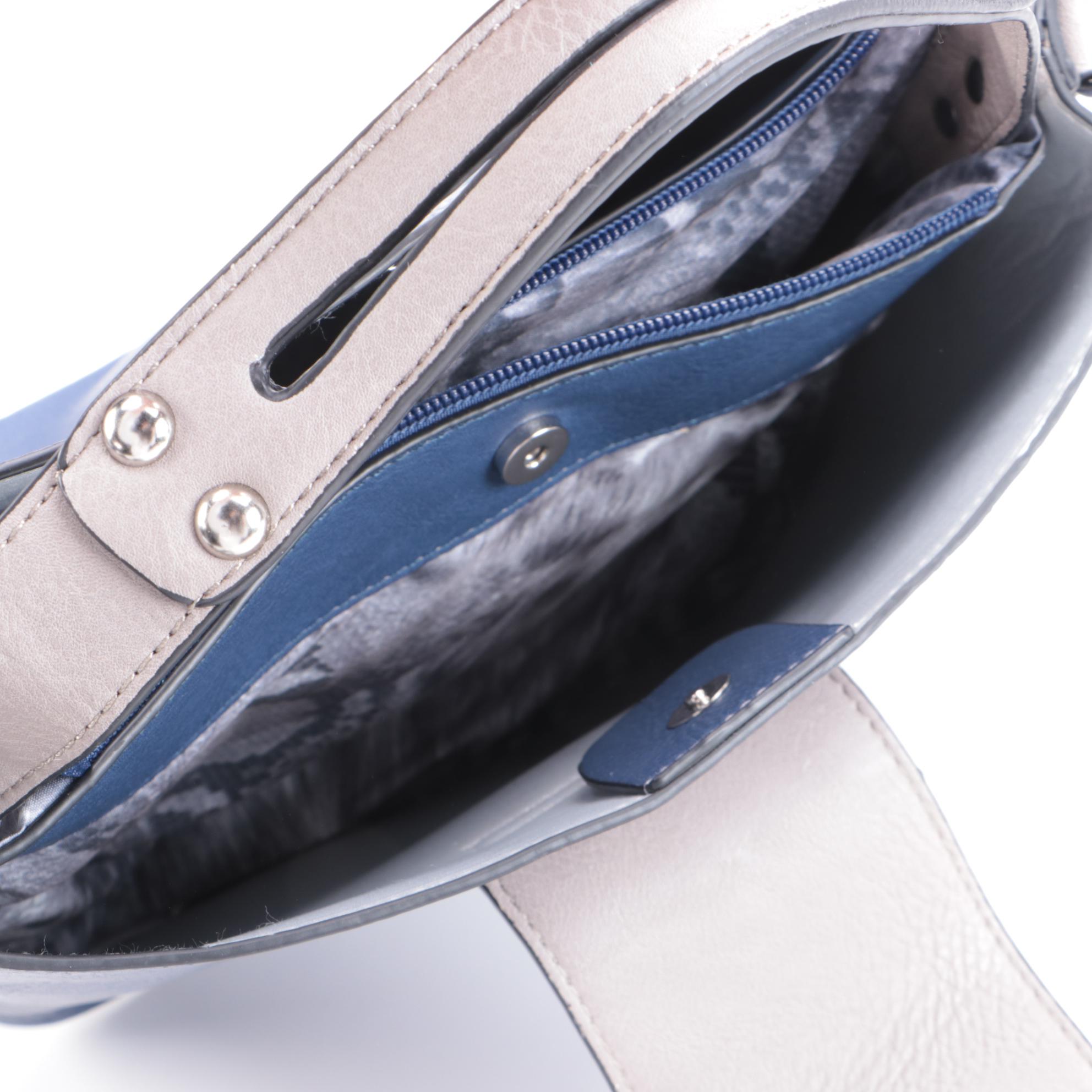 K. Carroll Accessories Vegan Leather Lucy Satchel, Cosmetics Pouch and Strap