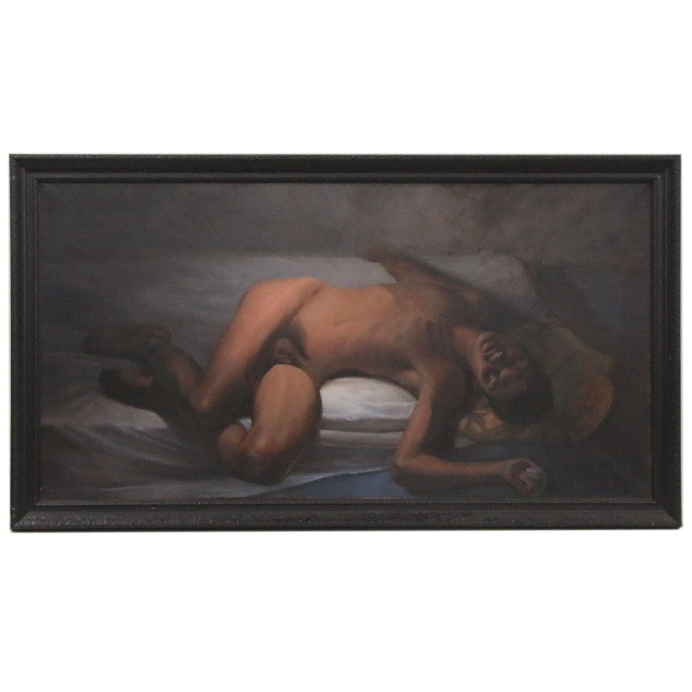Bruce Erikson Large-Scale Figural Oil Painting "The Son's Dream," 1998