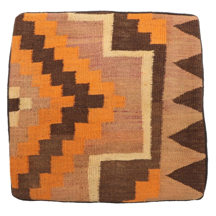 Handwoven Afghan Kilim Face Throw Pillow Cover