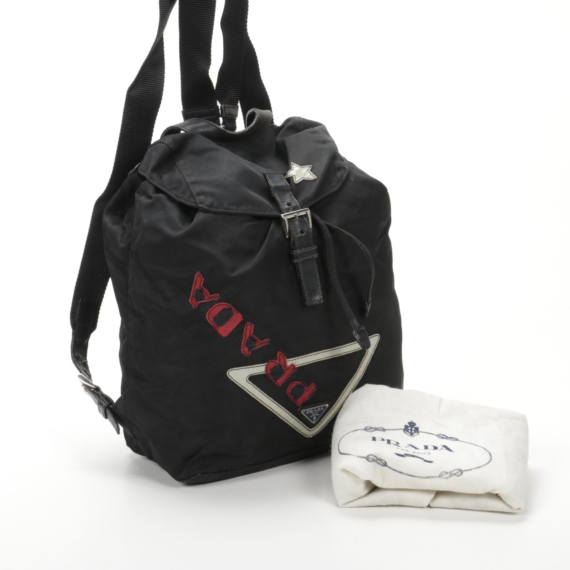 Prada Backpack in Black Tessuto Nylon