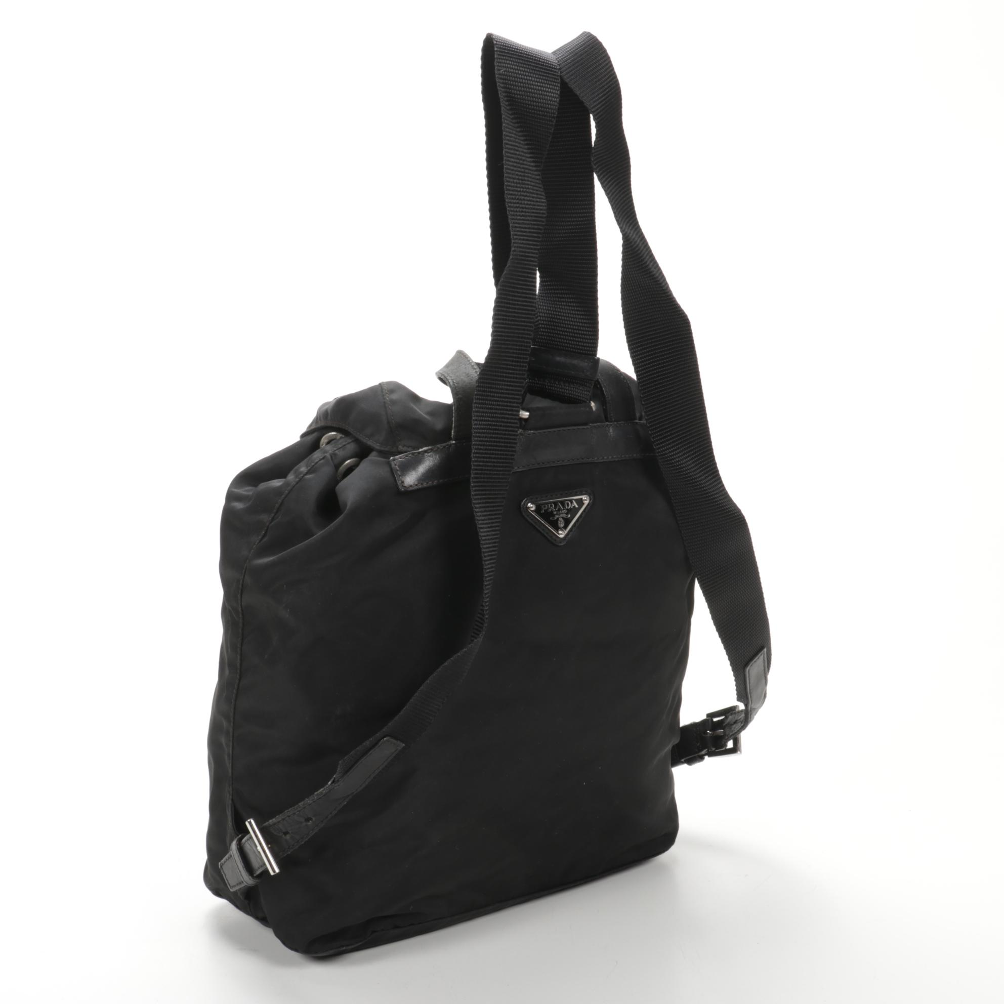 Prada Backpack in Black Tessuto Nylon