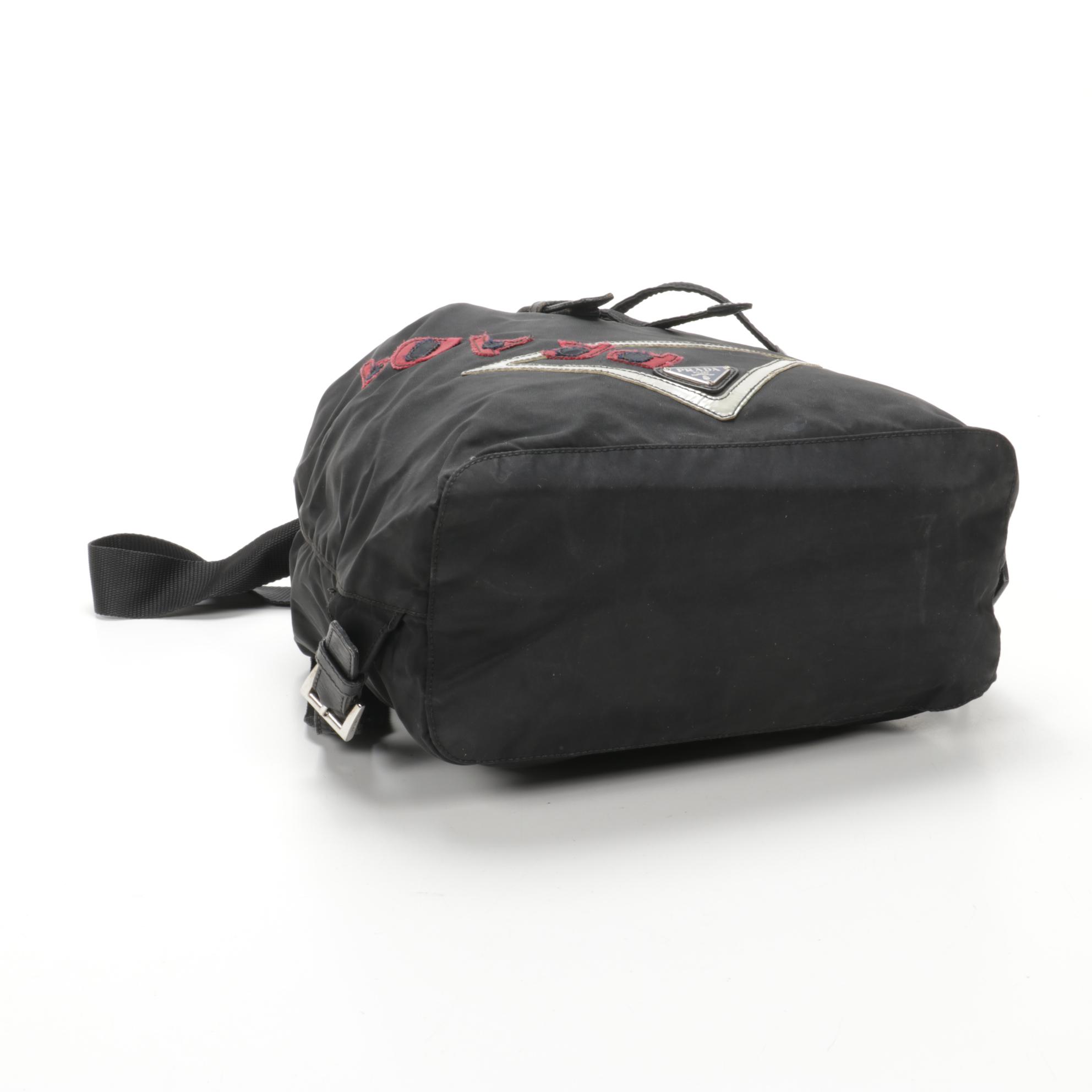 Prada Backpack in Black Tessuto Nylon
