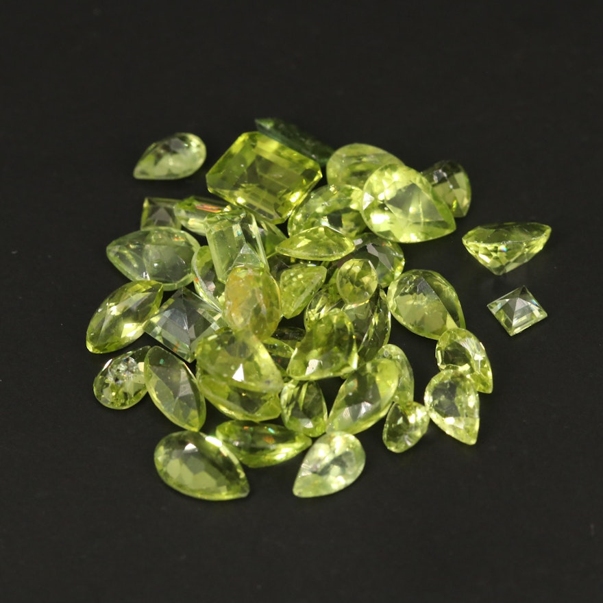 Loose 25.42 CTW Faceted Peridots