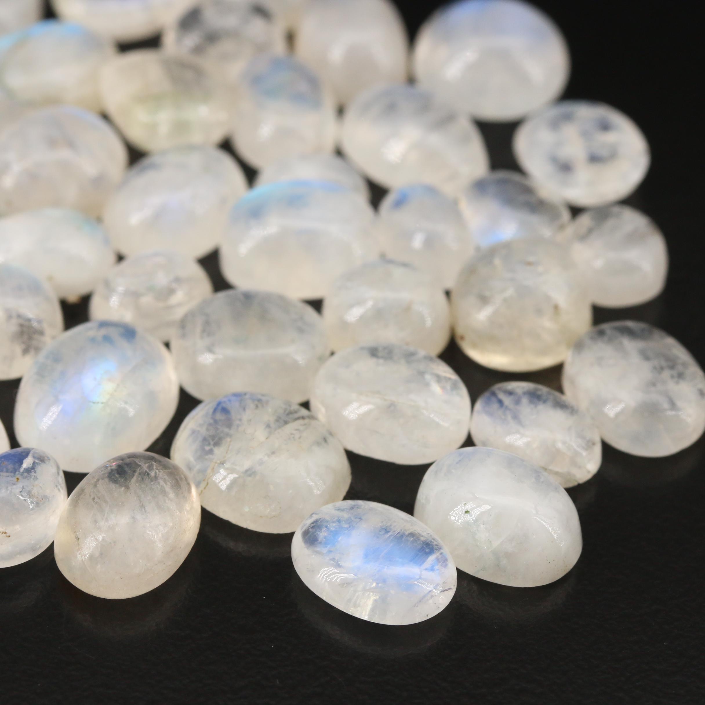 Loose 176.74 CTW Rainbow Moonstones