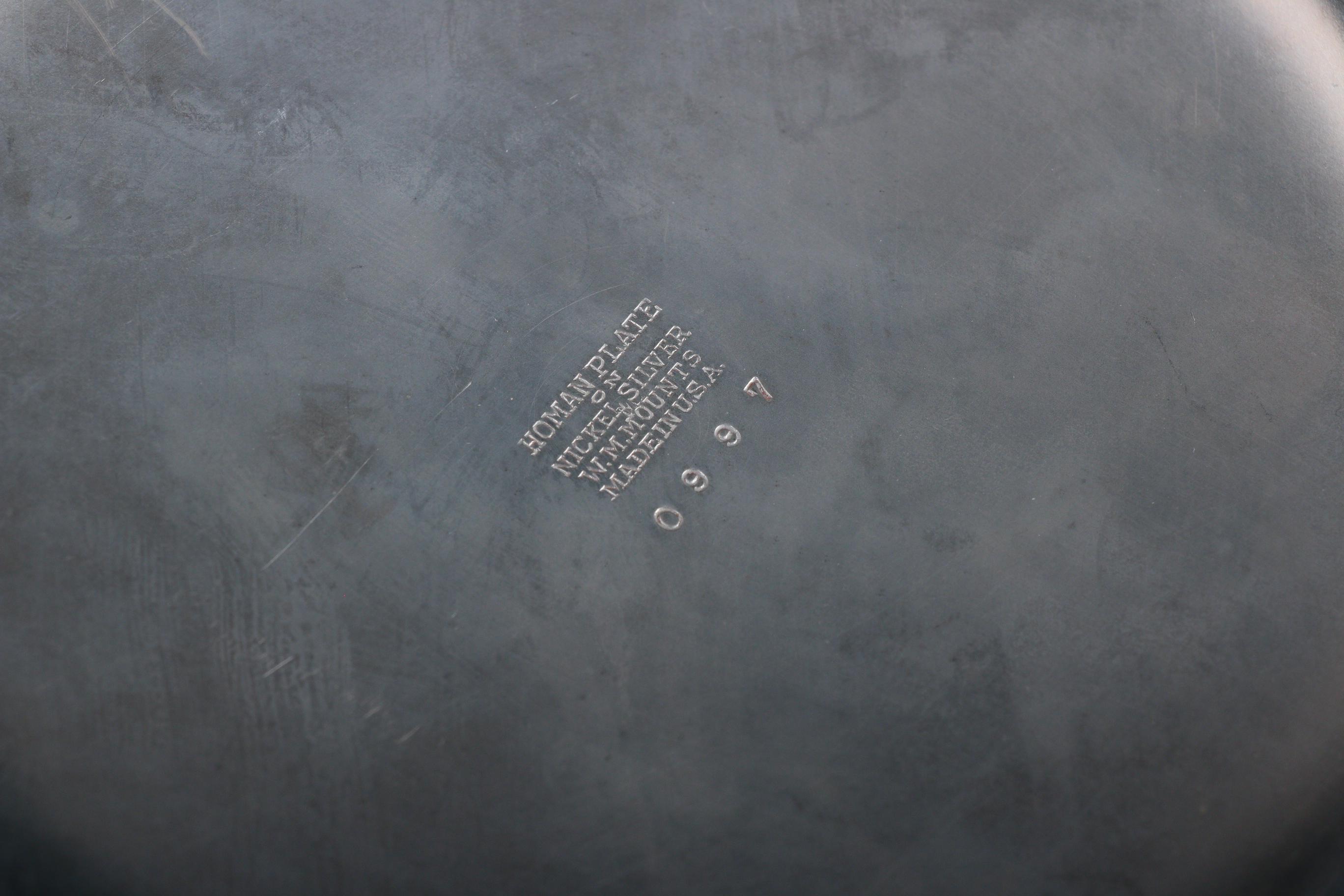 Art Deco W.M. Mounts Silver Plate Cocktail Shaker and Ice Bucket