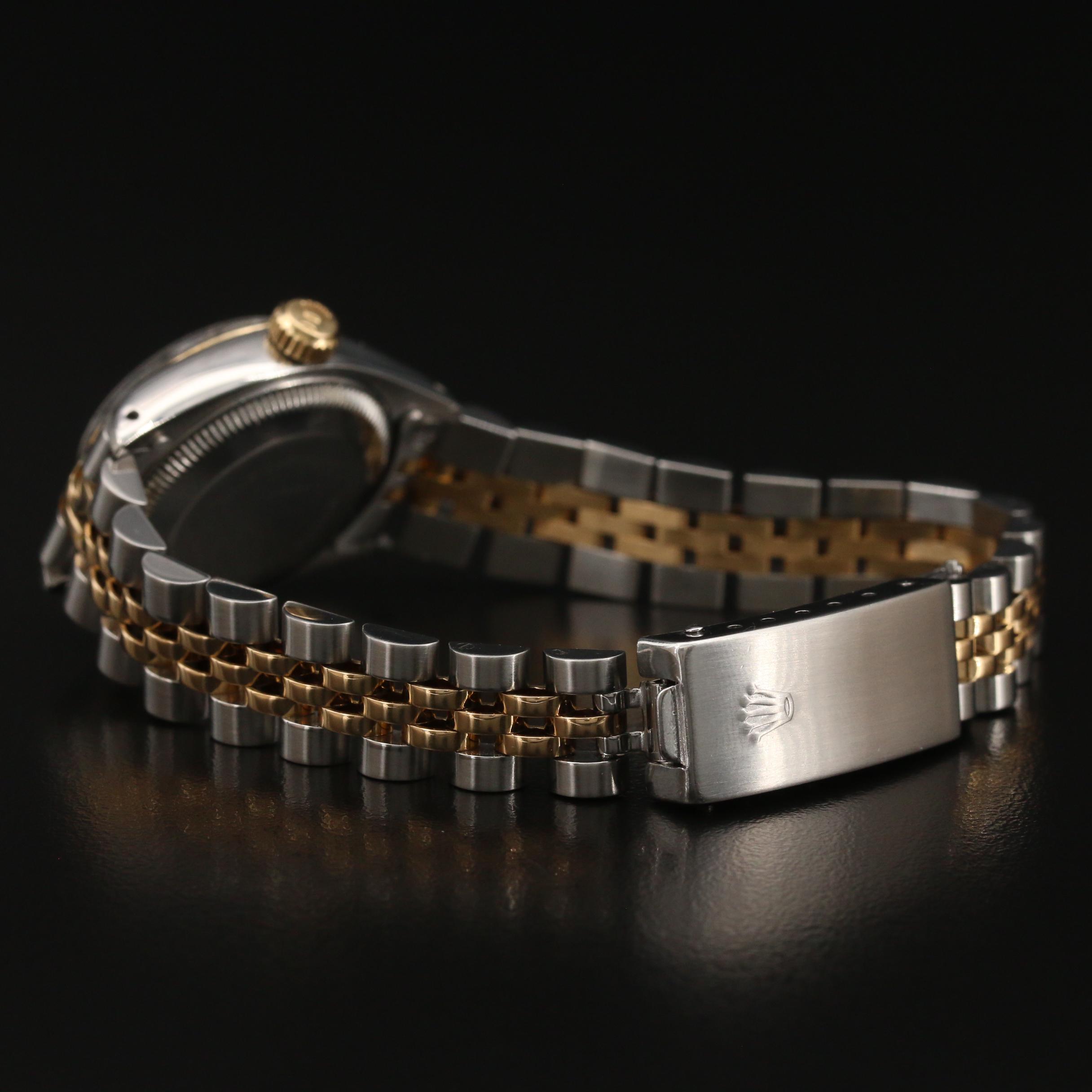 1983 Rolex Date 18K Yellow Gold and Stainless Steel Automatic Watch