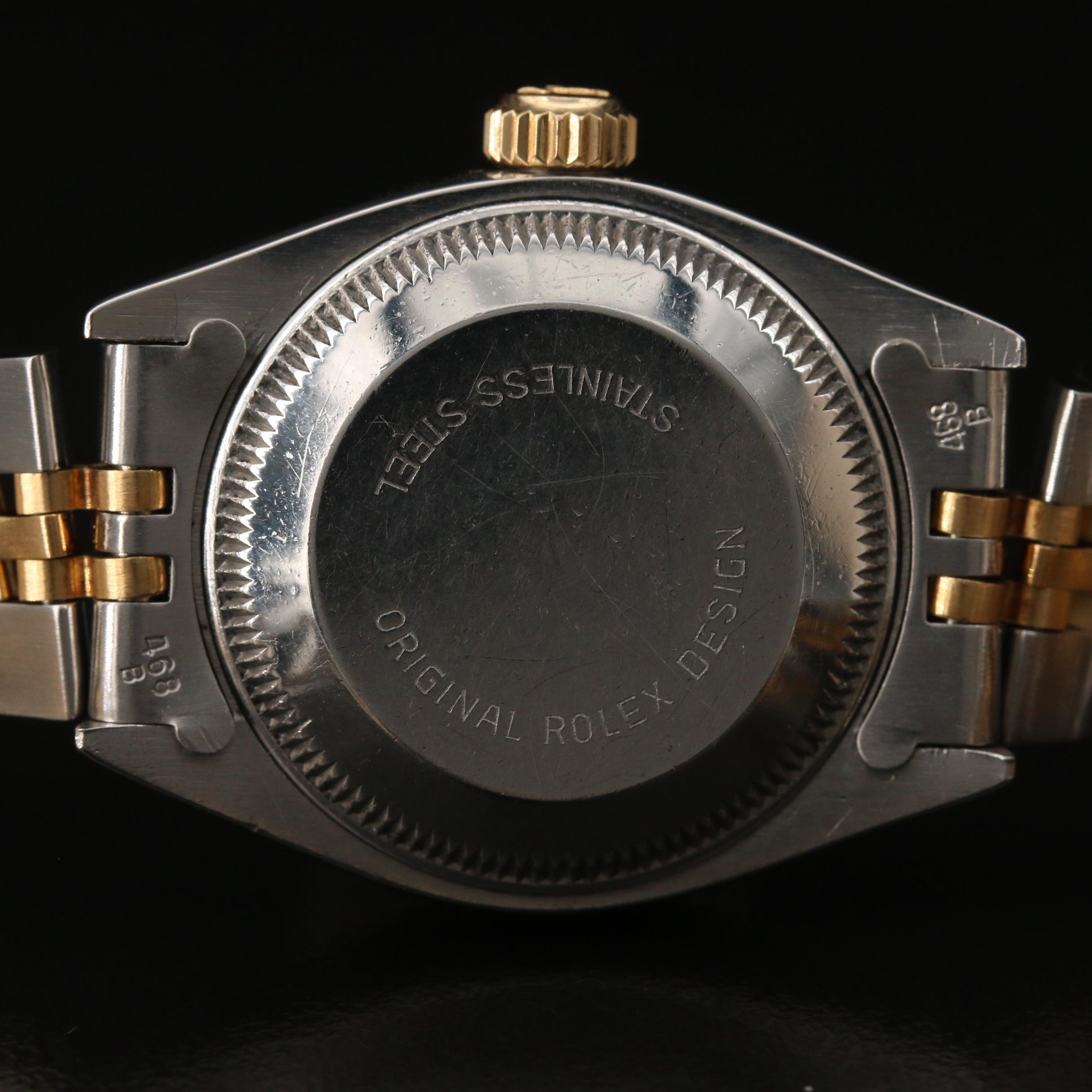 1983 Rolex Date 18K Yellow Gold and Stainless Steel Automatic Watch