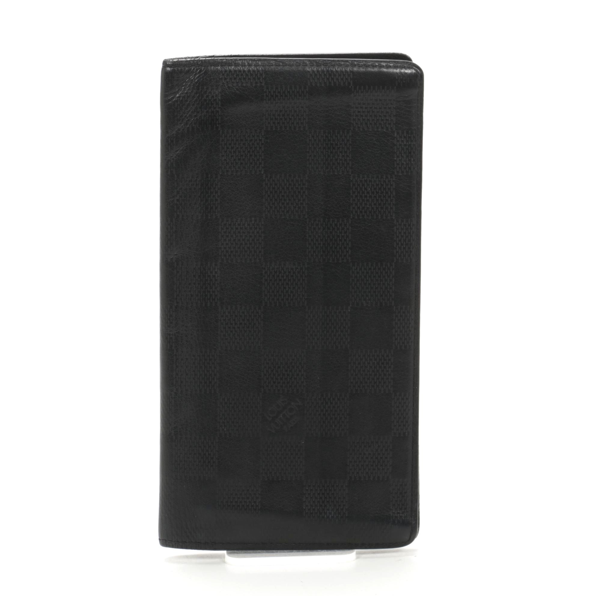 Louis Vuitton Braza Wallet in Onyx Damier Infini Leather