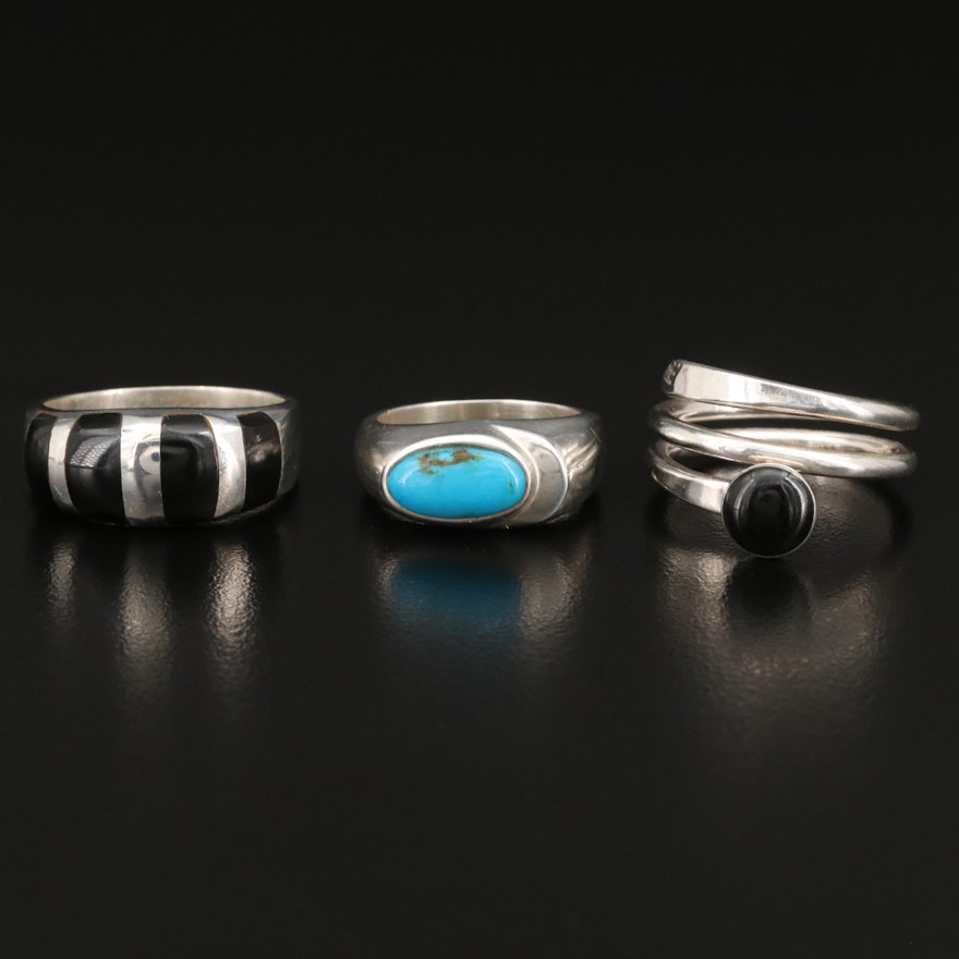 Selected Mexican Sterling Silver Rings