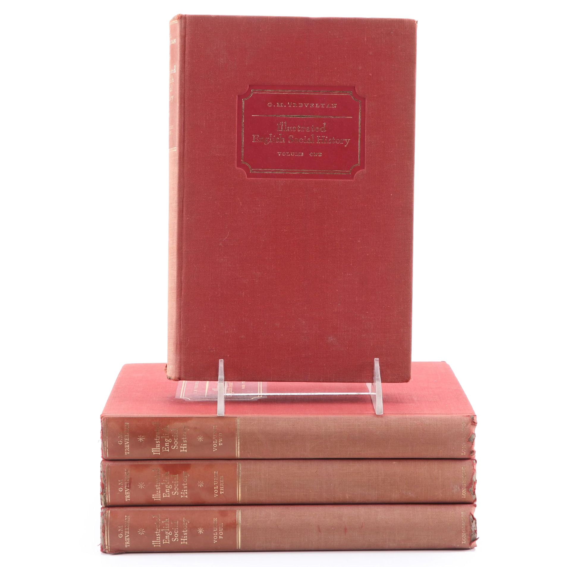 "Illustrated English Social History" Four-Volume Set by George Trevelyan