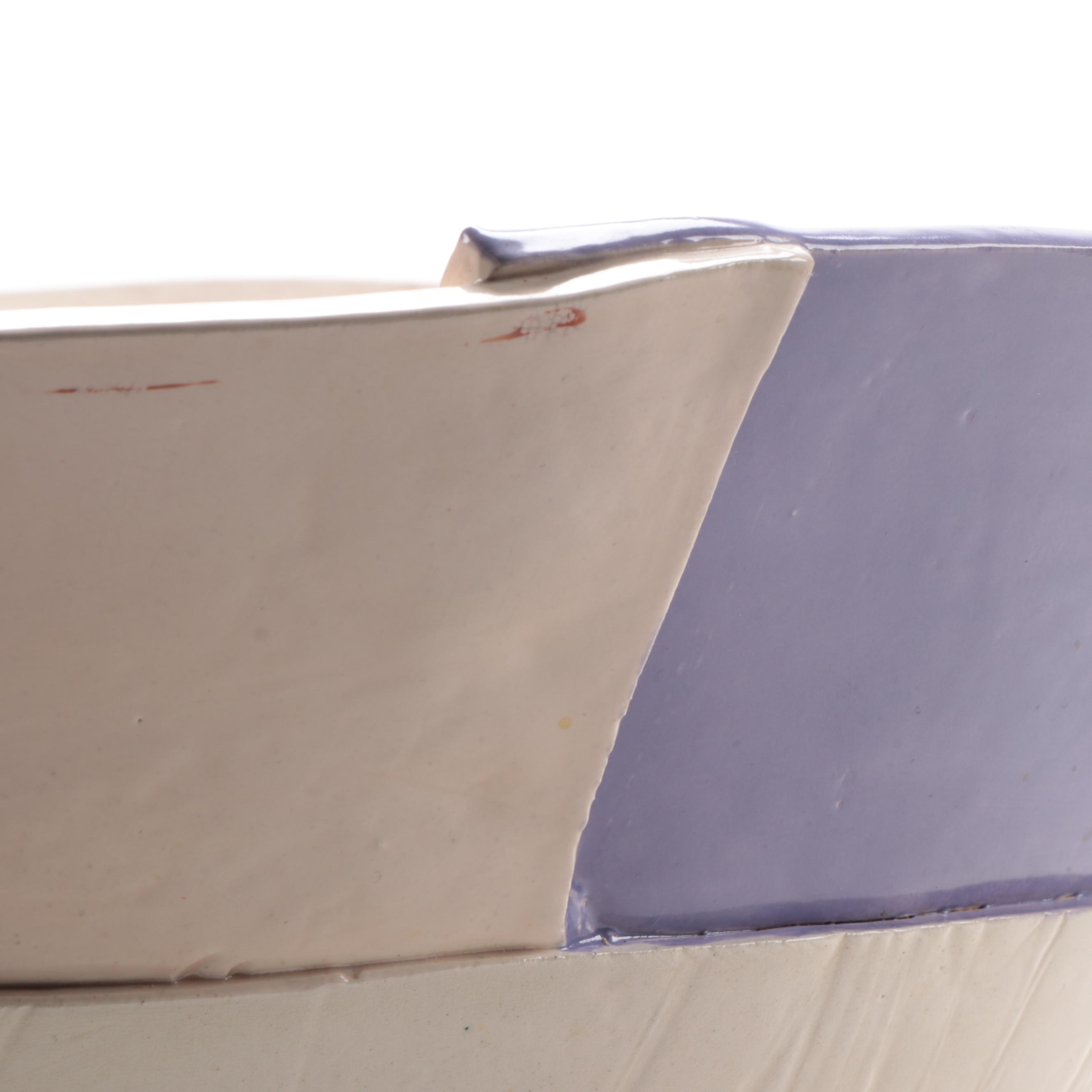 Barbara Demery Abstract Art Pottery Bowl, 1989