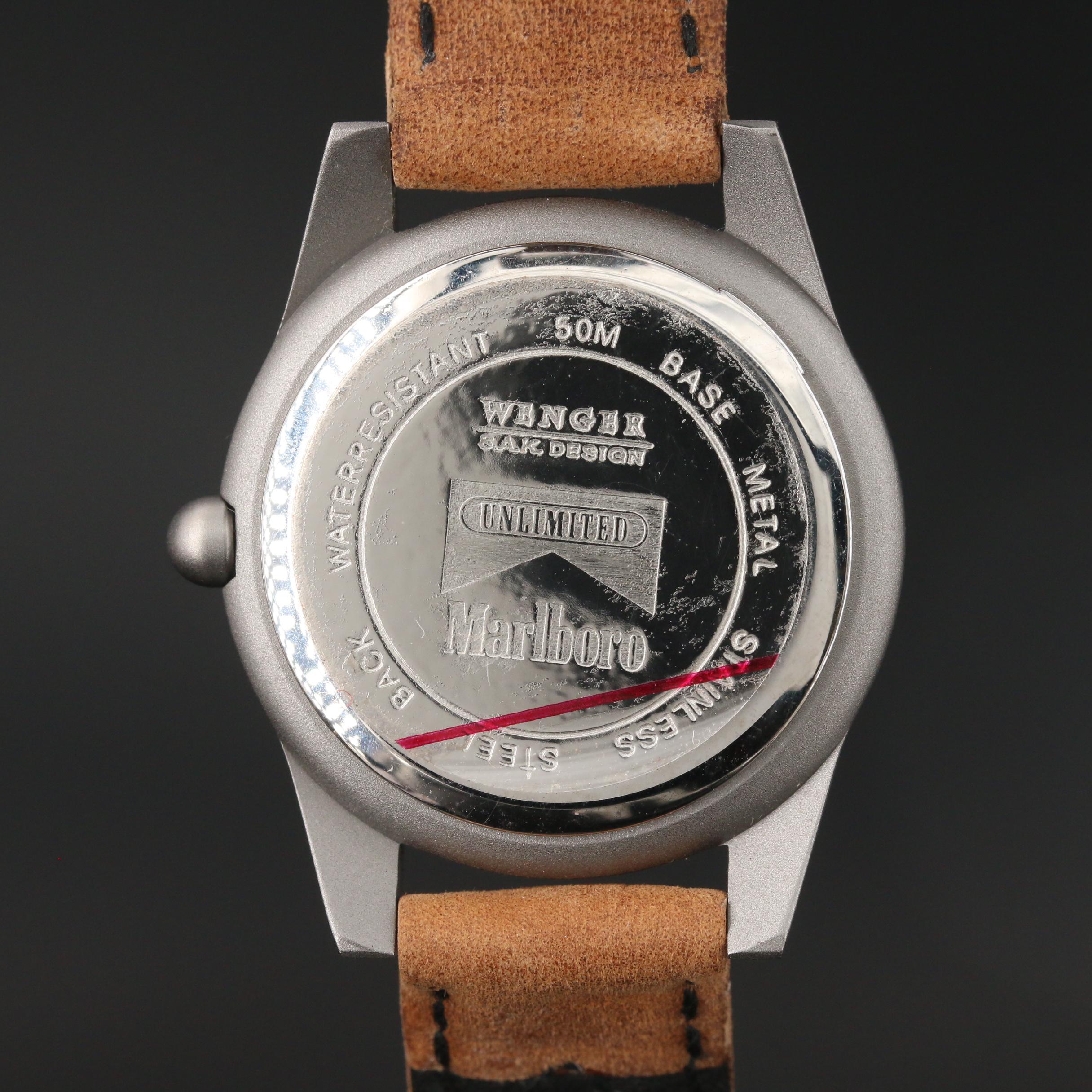 Wenger Swiss Army Knife Design "Marlboro Unlimited" Watch