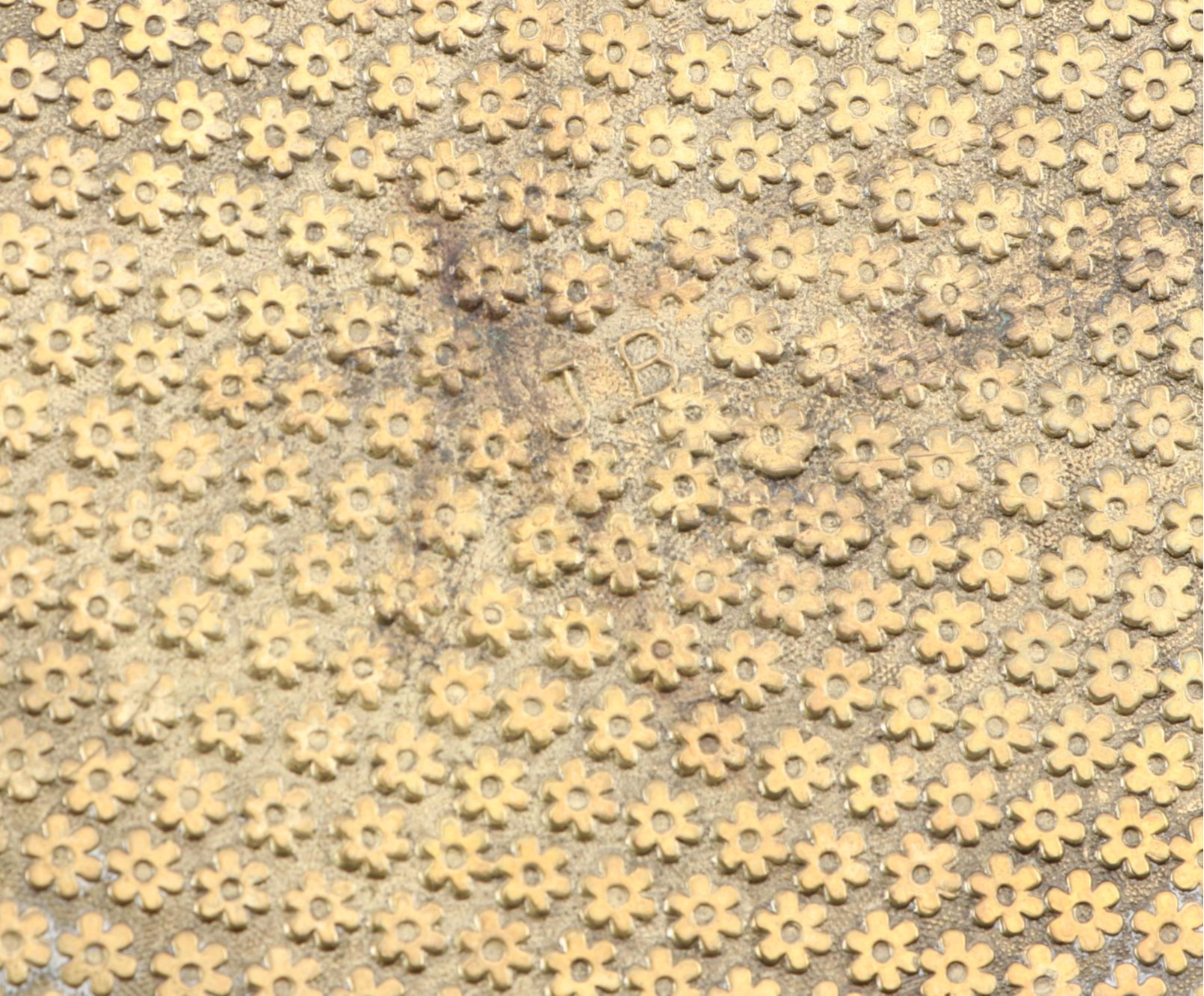 Jennings Brothers Brass Repousse Jewelry Box, Late 19th to Early 20th Century