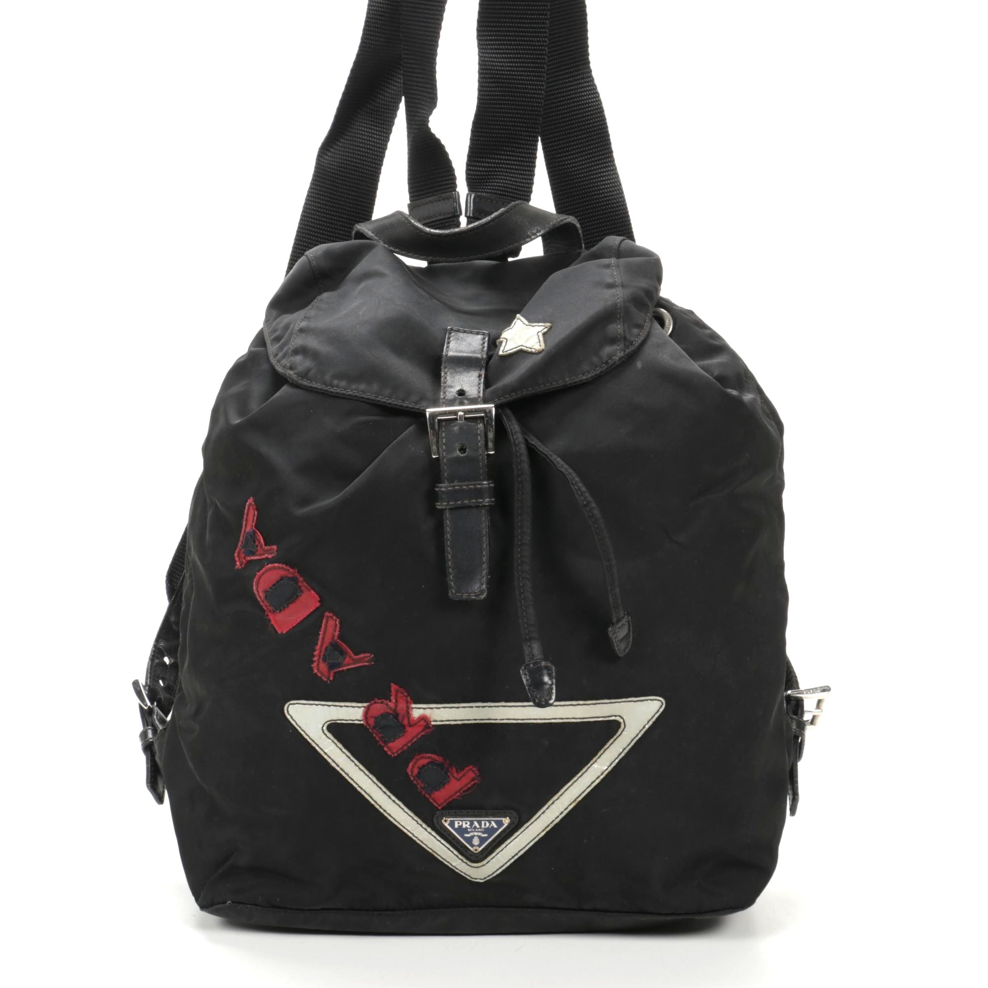 Prada Backpack in Black Tessuto Nylon