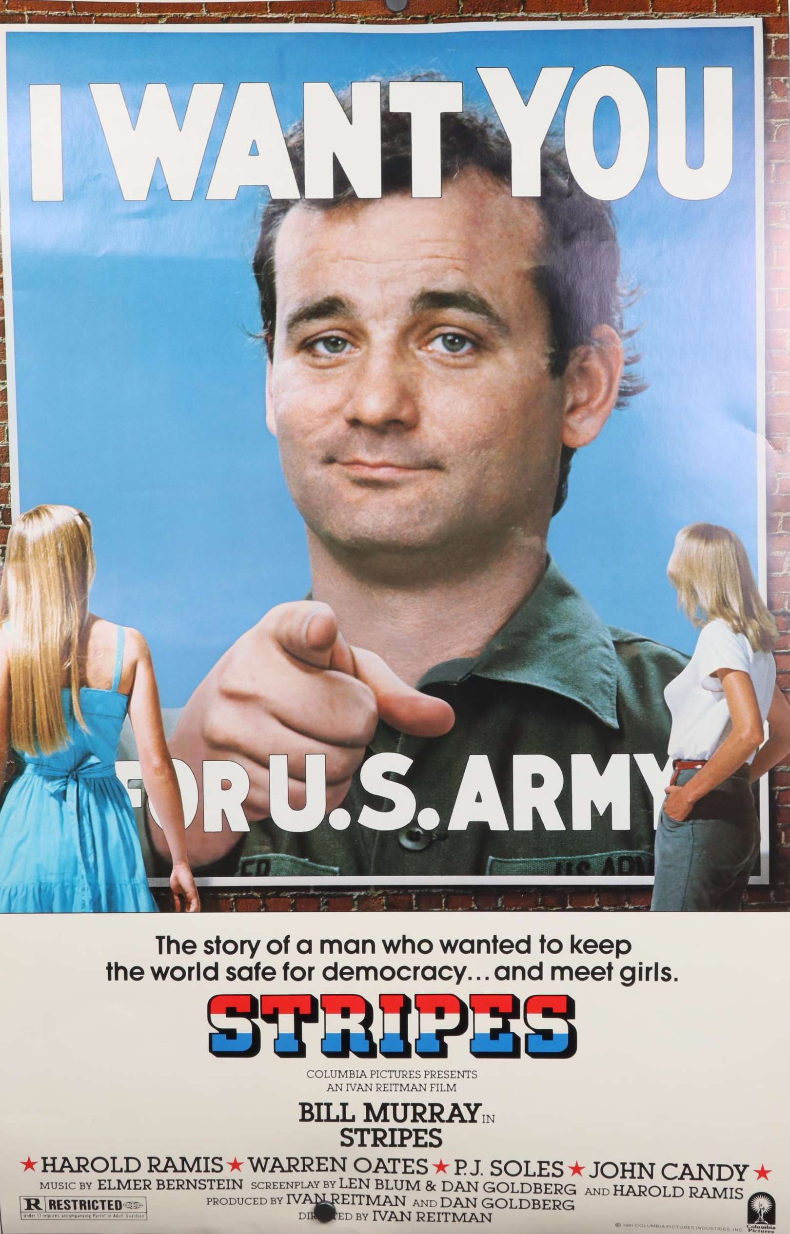 Popular Comedy Offset Lithograph 30" x 40" Movie Posters, 1980s