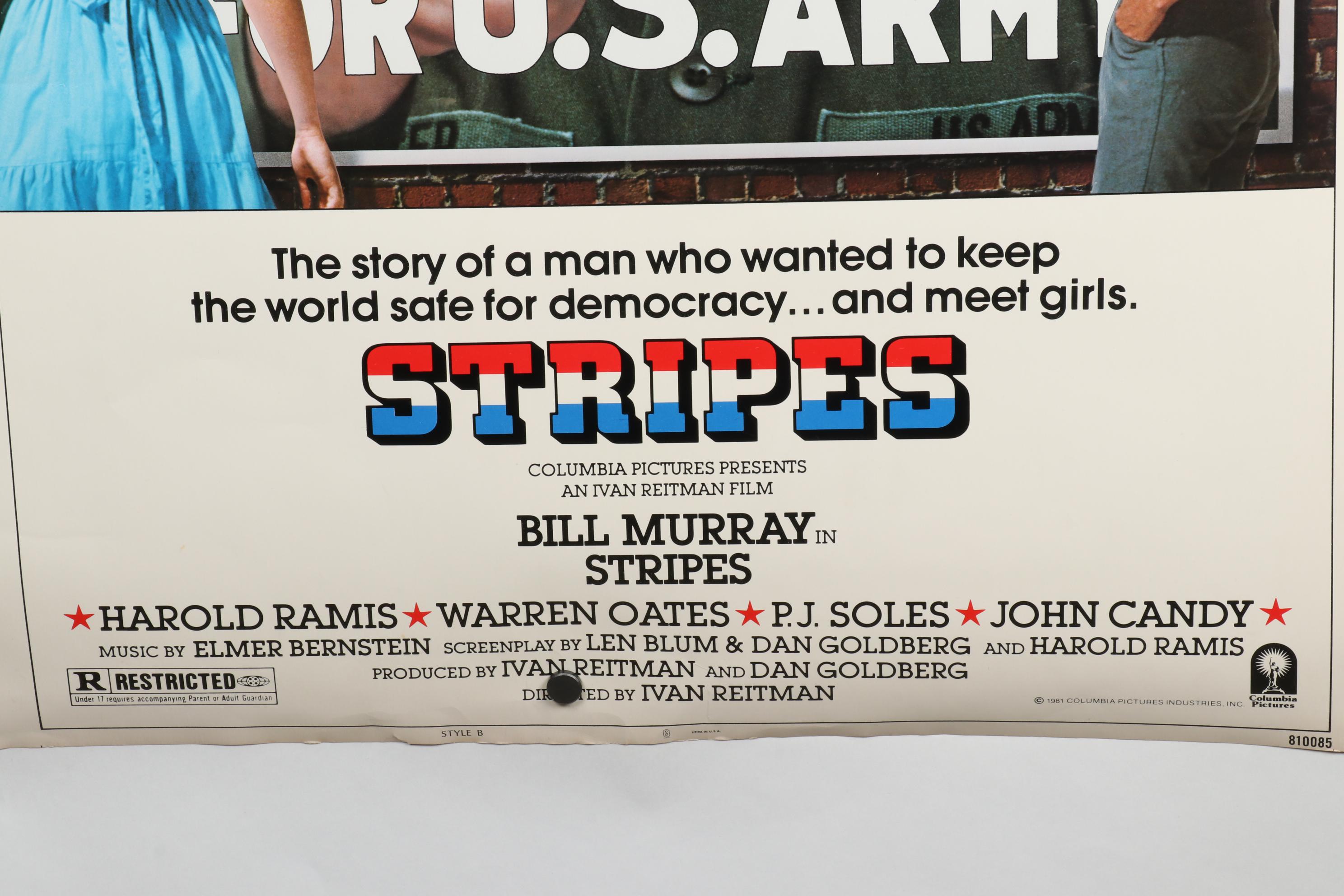 Popular Comedy Offset Lithograph 30" x 40" Movie Posters, 1980s