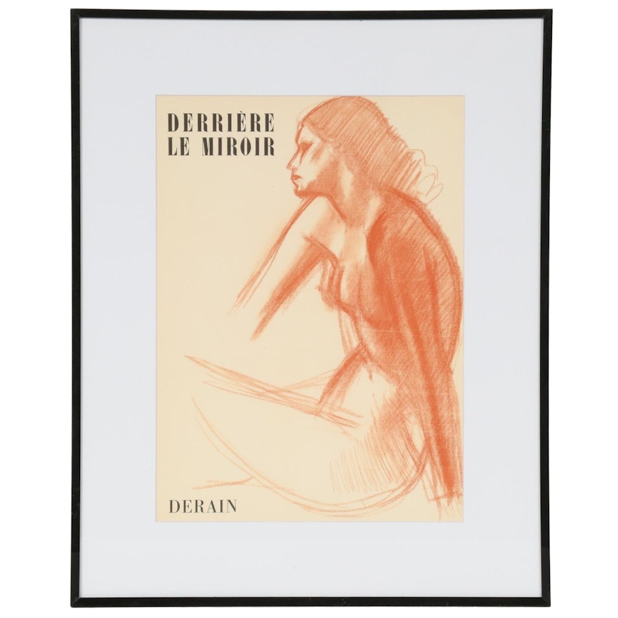 André Derain Lithograph Cover for "Derrière le Miroir"