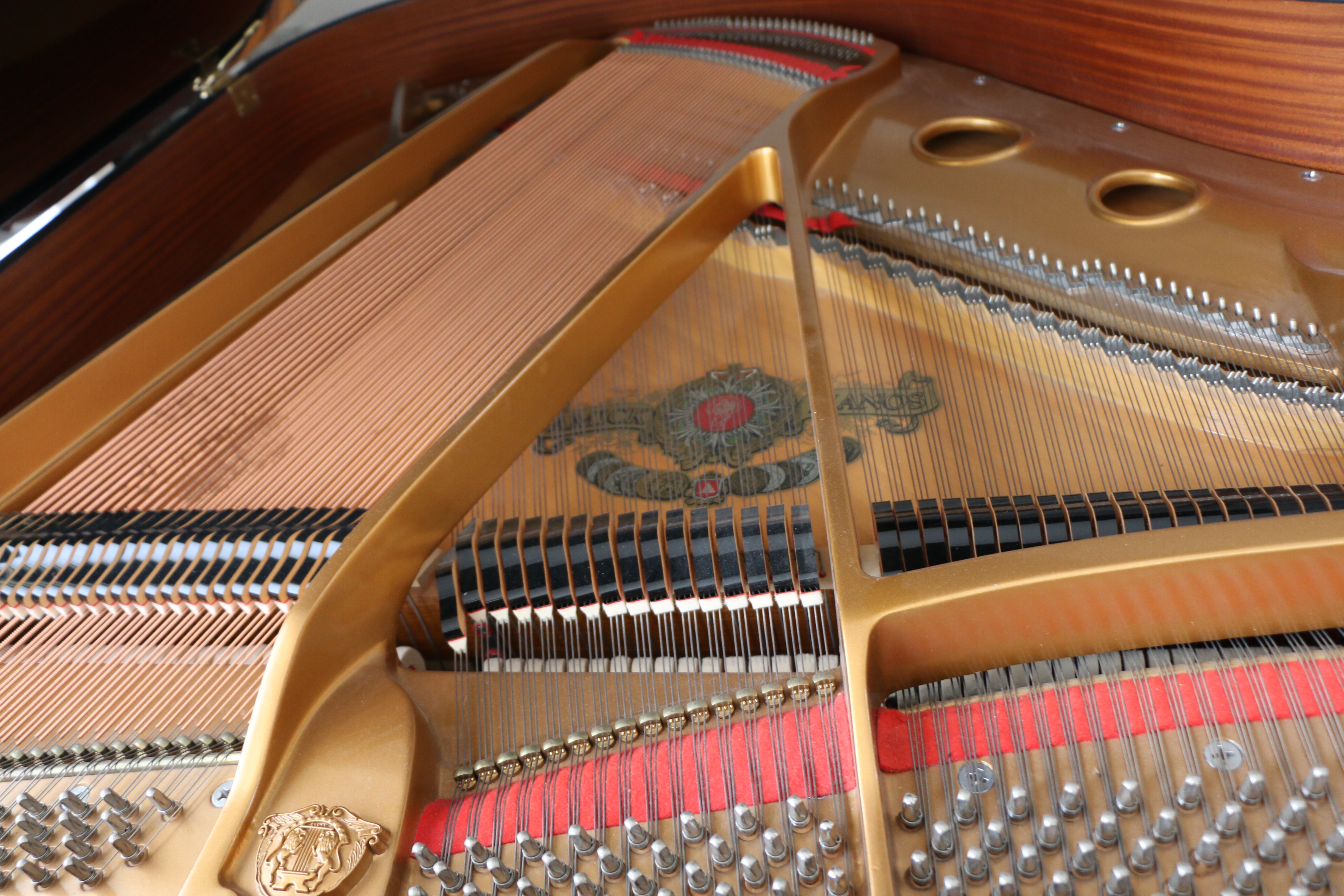 Samick Gloss Black Baby Grand Piano with Piano Bench, Late 20th Century