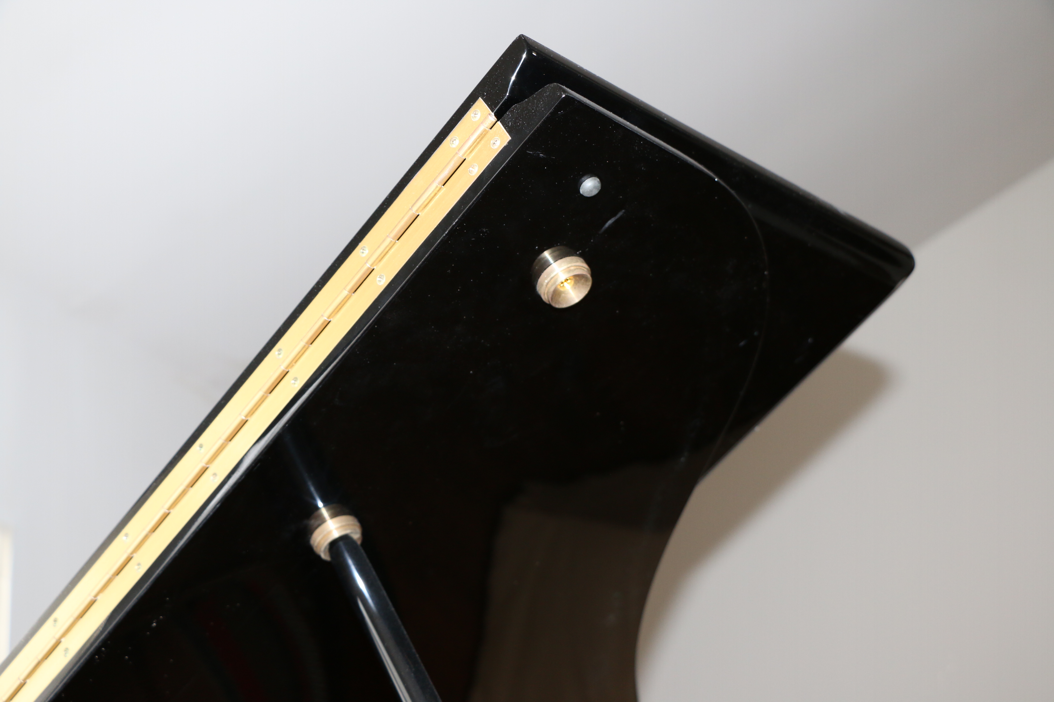 Samick Gloss Black Baby Grand Piano with Piano Bench, Late 20th Century