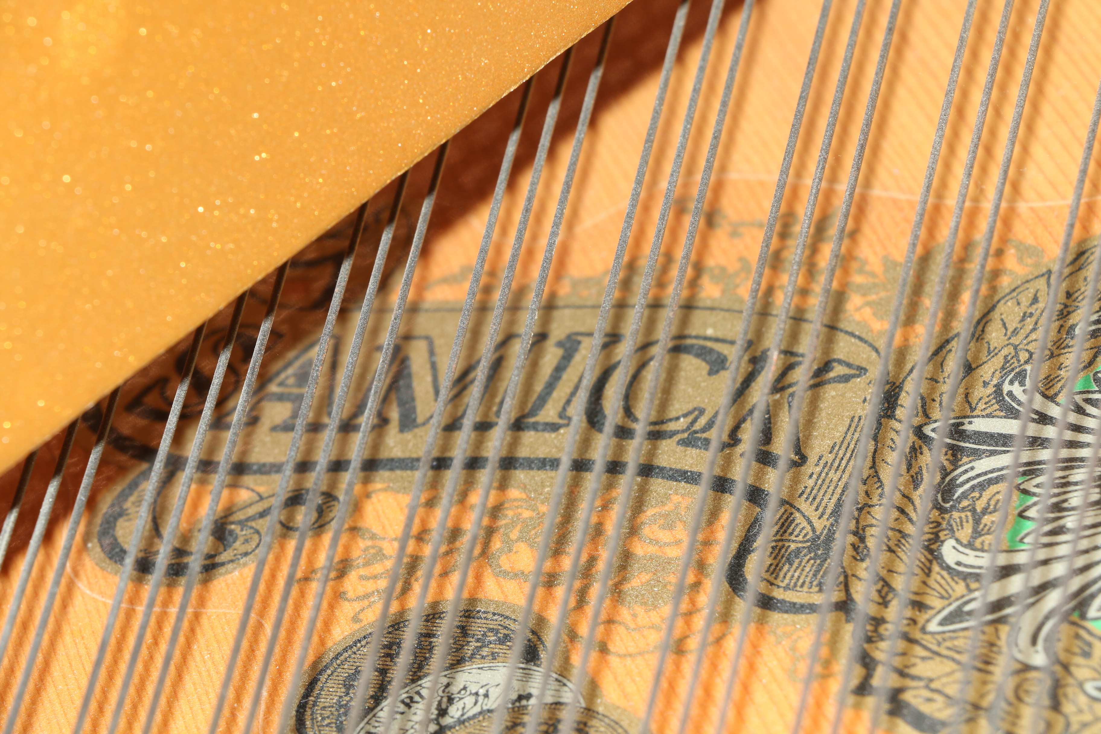 Samick Gloss Black Baby Grand Piano with Piano Bench, Late 20th Century