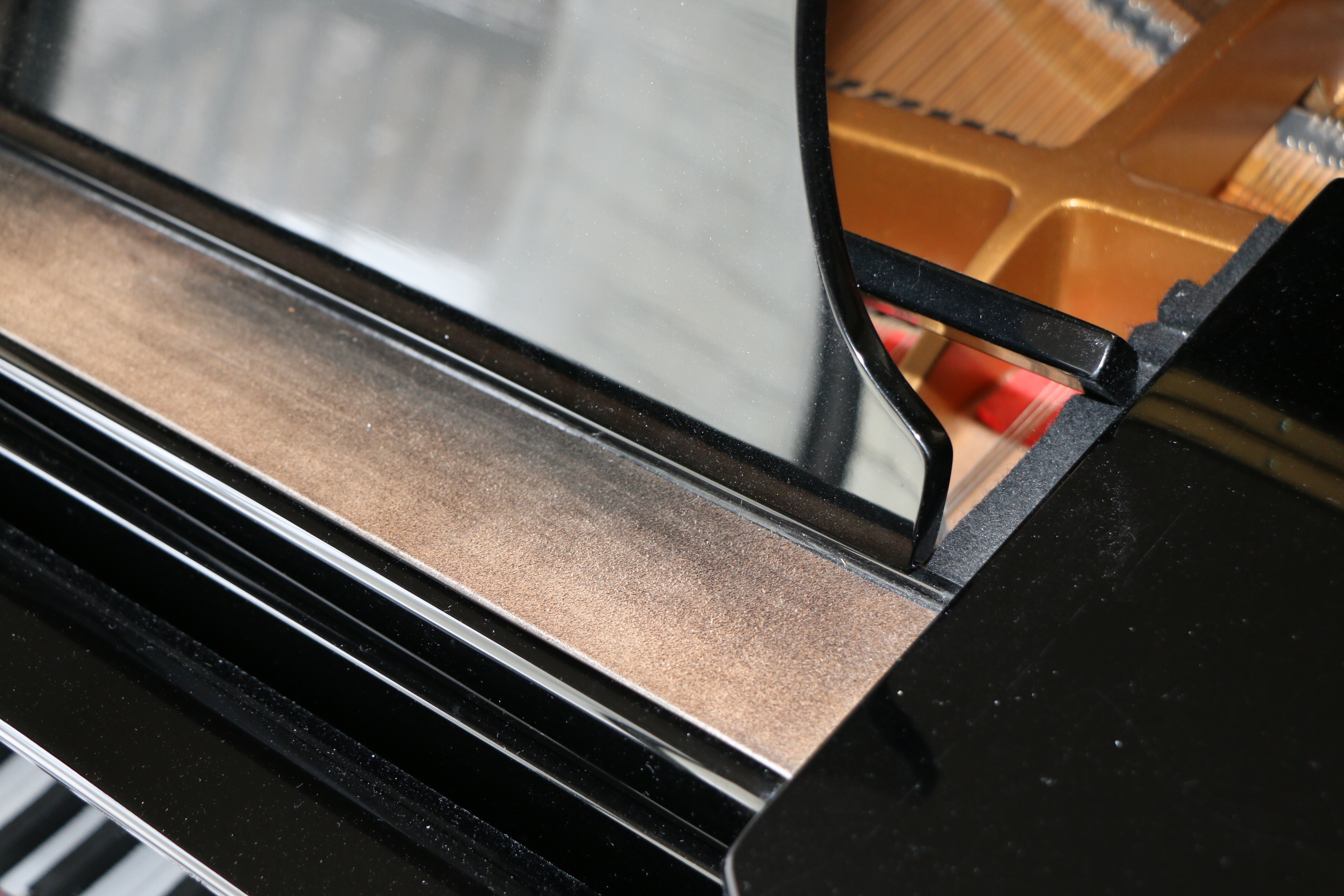 Samick Gloss Black Baby Grand Piano with Piano Bench, Late 20th Century