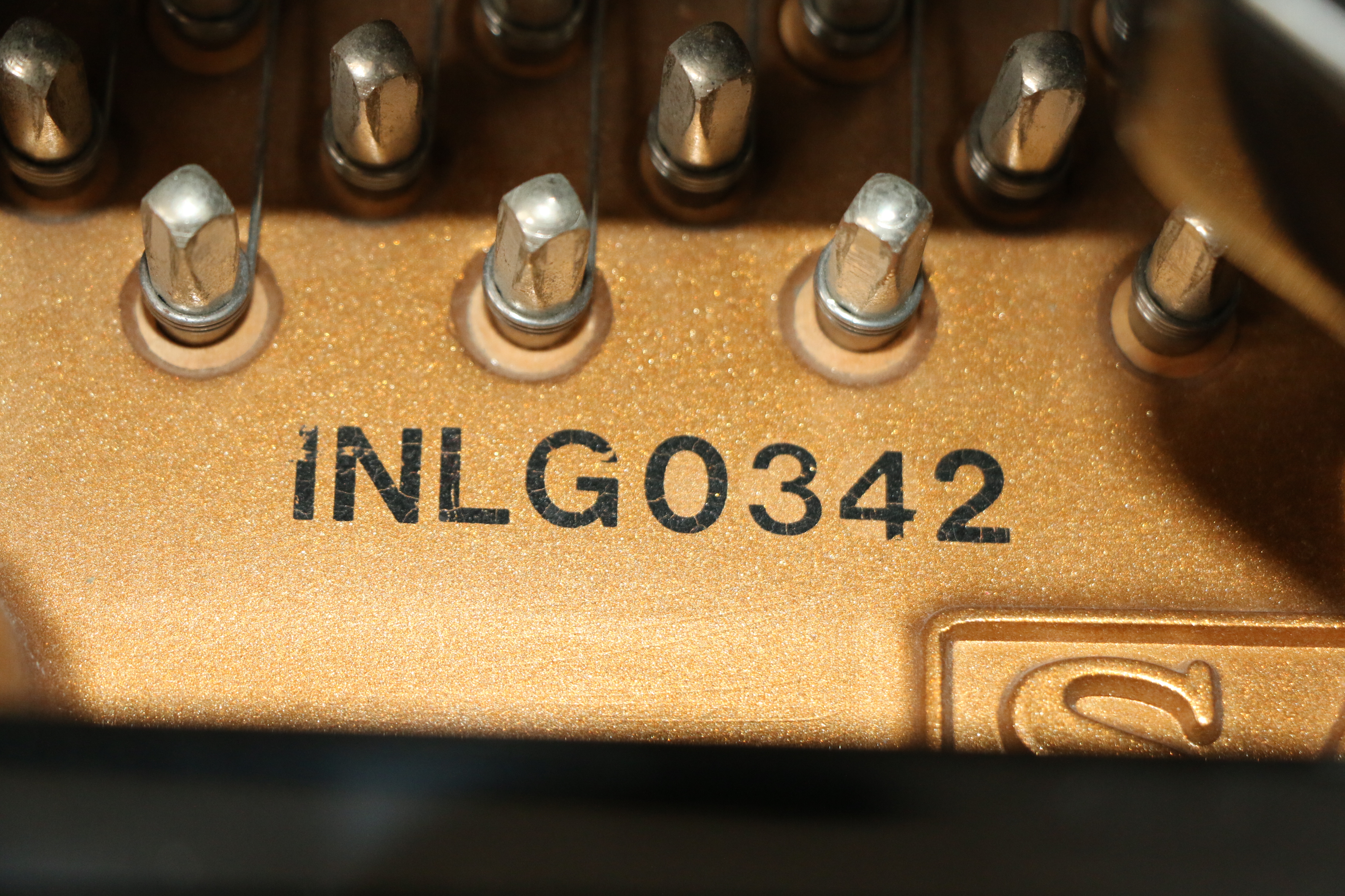 Samick Gloss Black Baby Grand Piano with Piano Bench, Late 20th Century