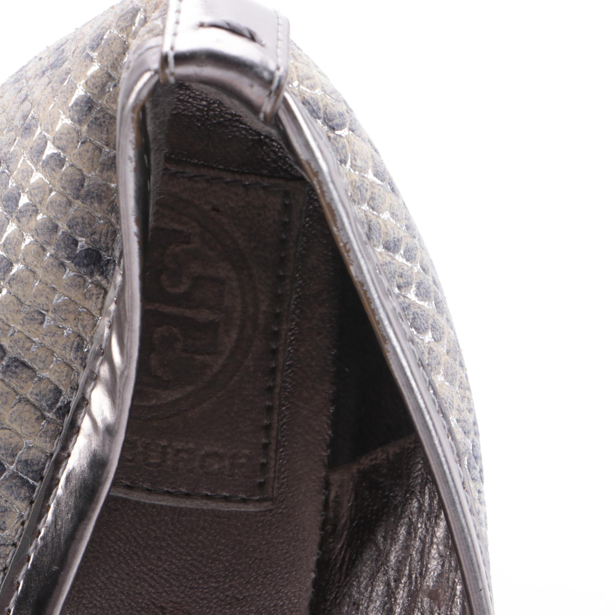 Vera Wang Lavender and Tory Burch Metallic Leather Ballet Flats