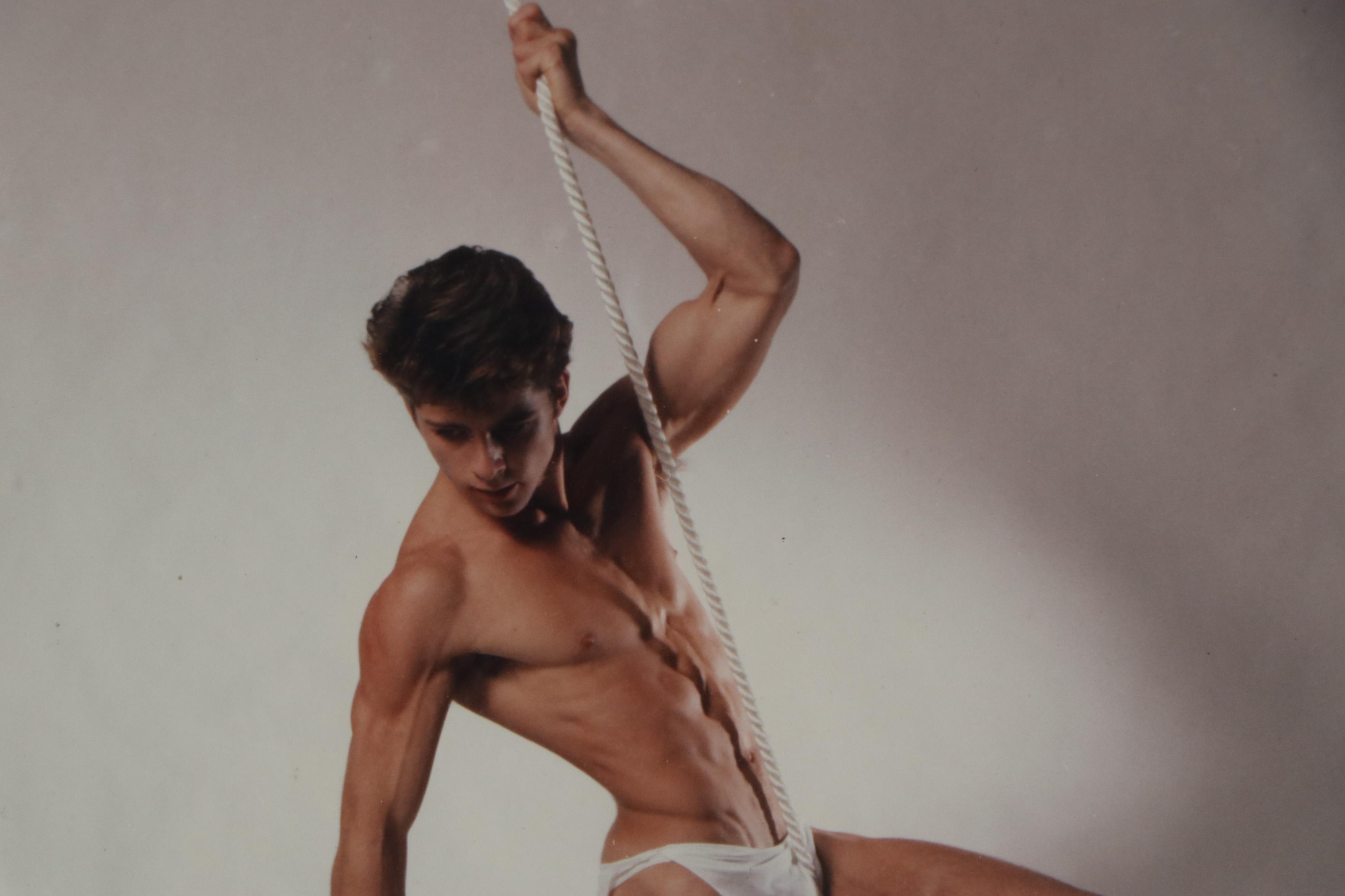 Chromogenic Photograph after Kenn Duncan of Maxwell Caulfield for "Red Shoes"