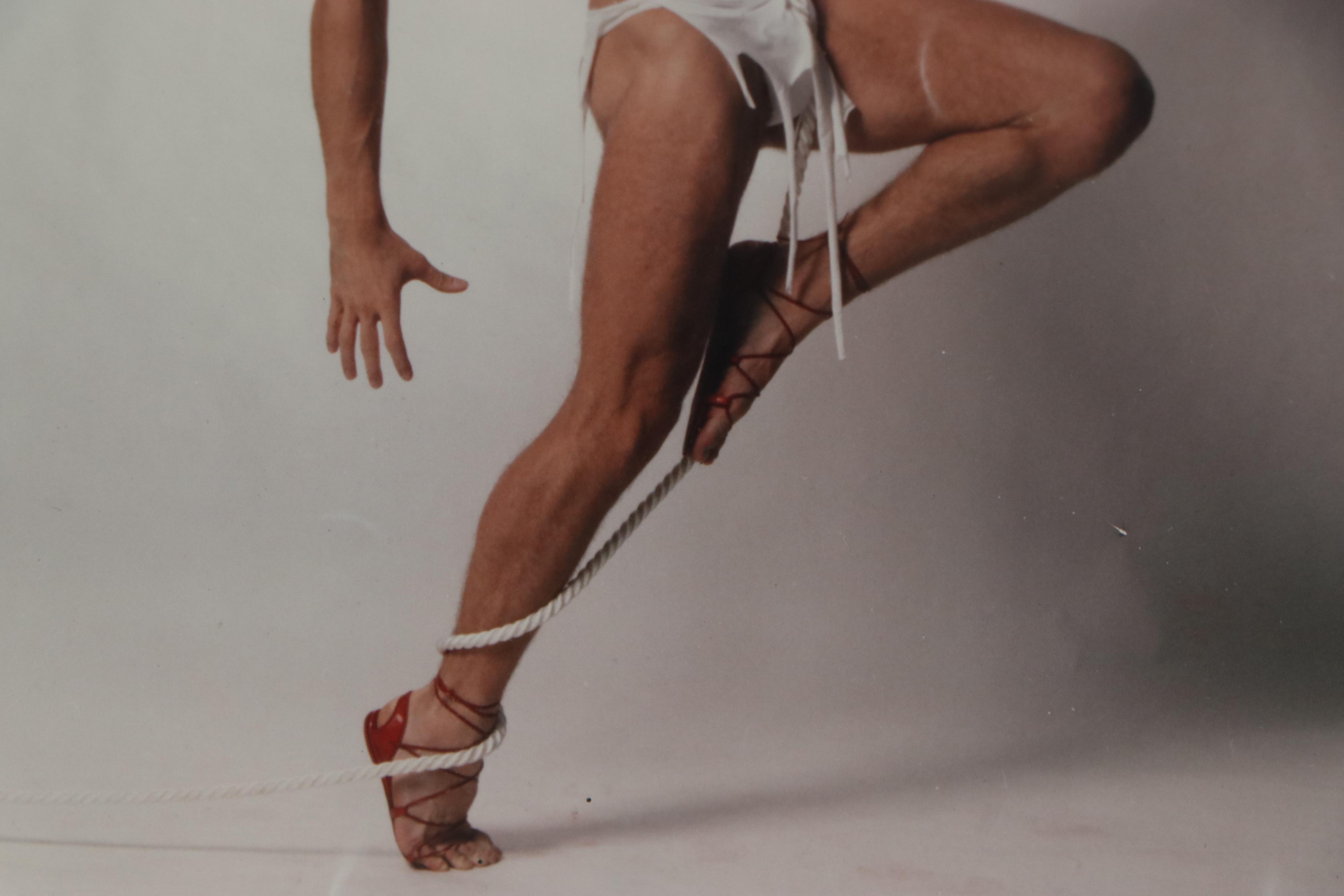 Chromogenic Photograph after Kenn Duncan of Maxwell Caulfield for "Red Shoes"