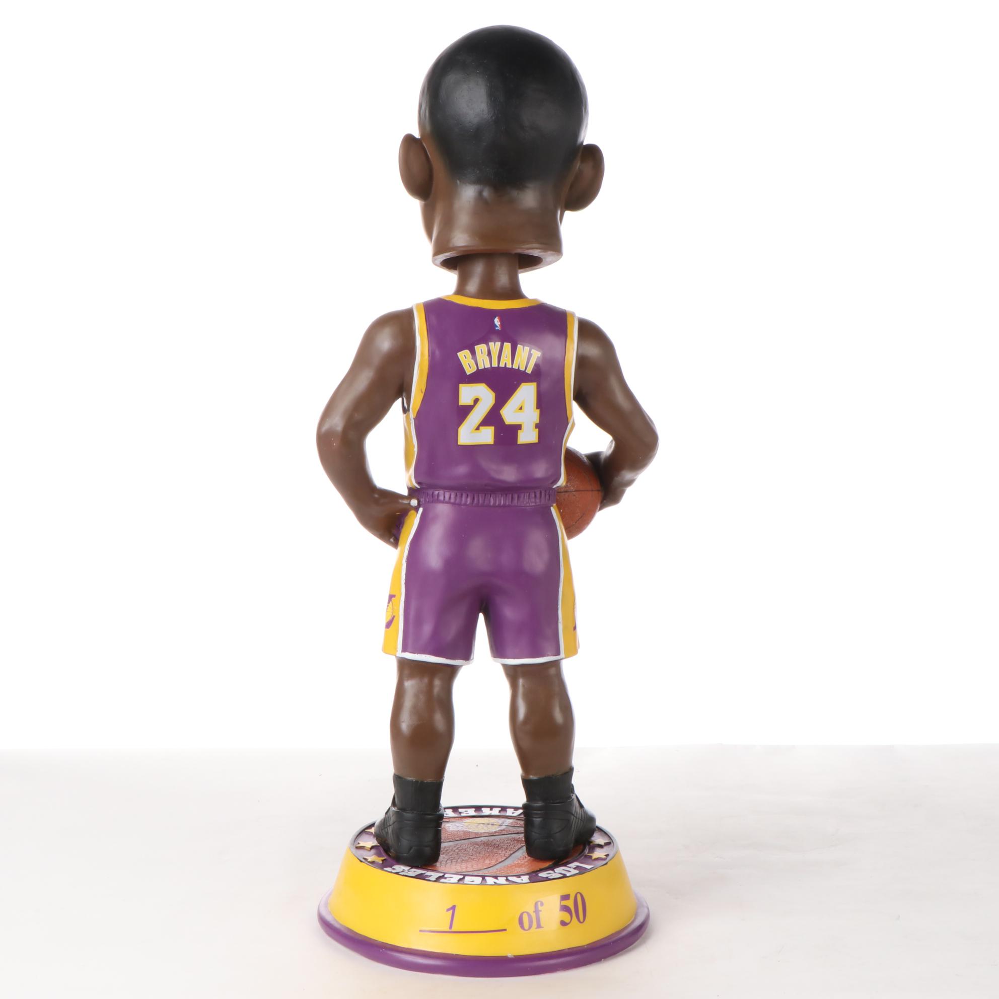 Rare Kobe Bryant #1 of 50 Los Angeles Lakers 3 Ft. Large NBA Bobblehead with Box