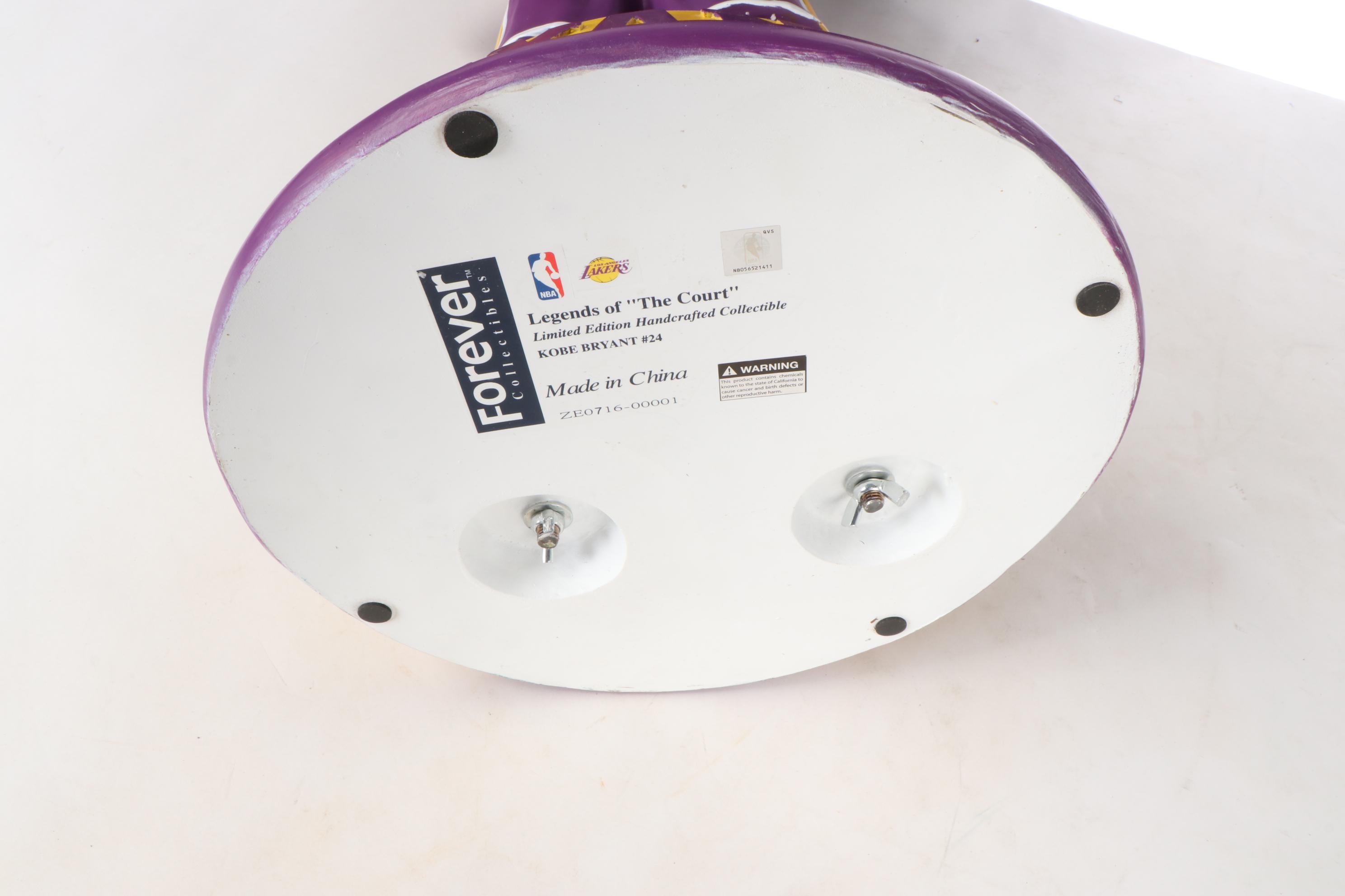 Rare Kobe Bryant #1 of 50 Los Angeles Lakers 3 Ft. Large NBA Bobblehead with Box