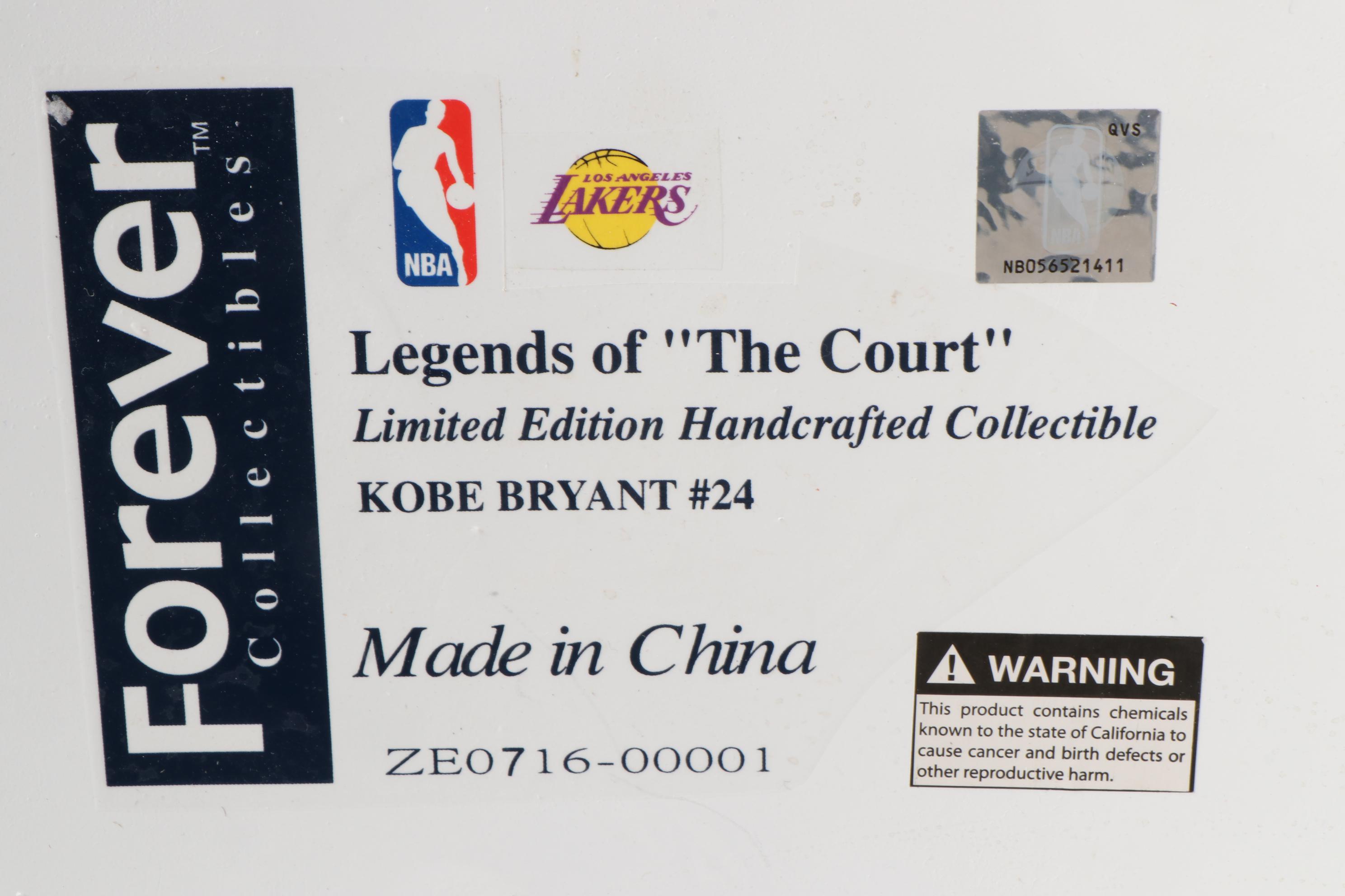 Rare Kobe Bryant #1 of 50 Los Angeles Lakers 3 Ft. Large NBA Bobblehead with Box