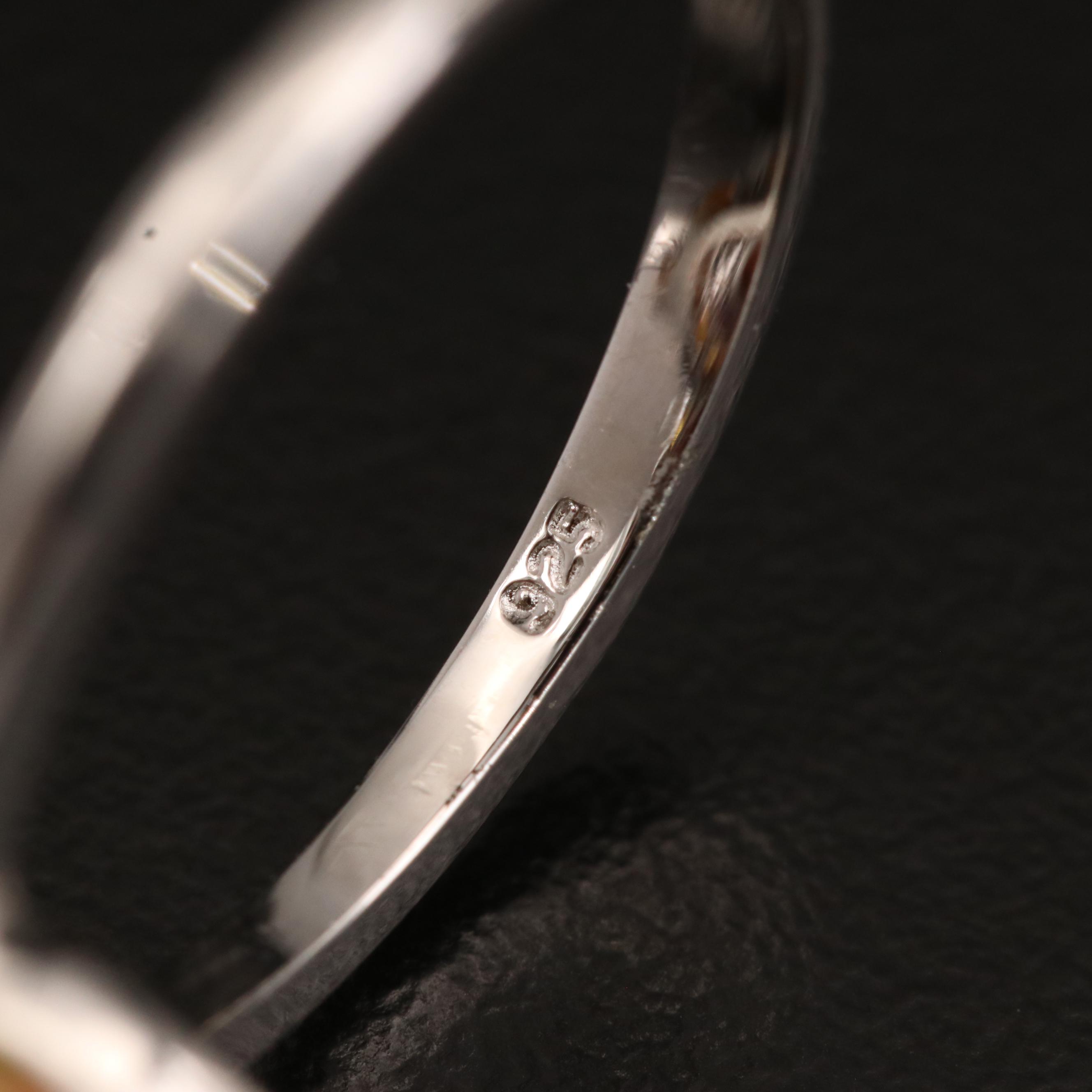 Sterling Opal and Ruby Ring