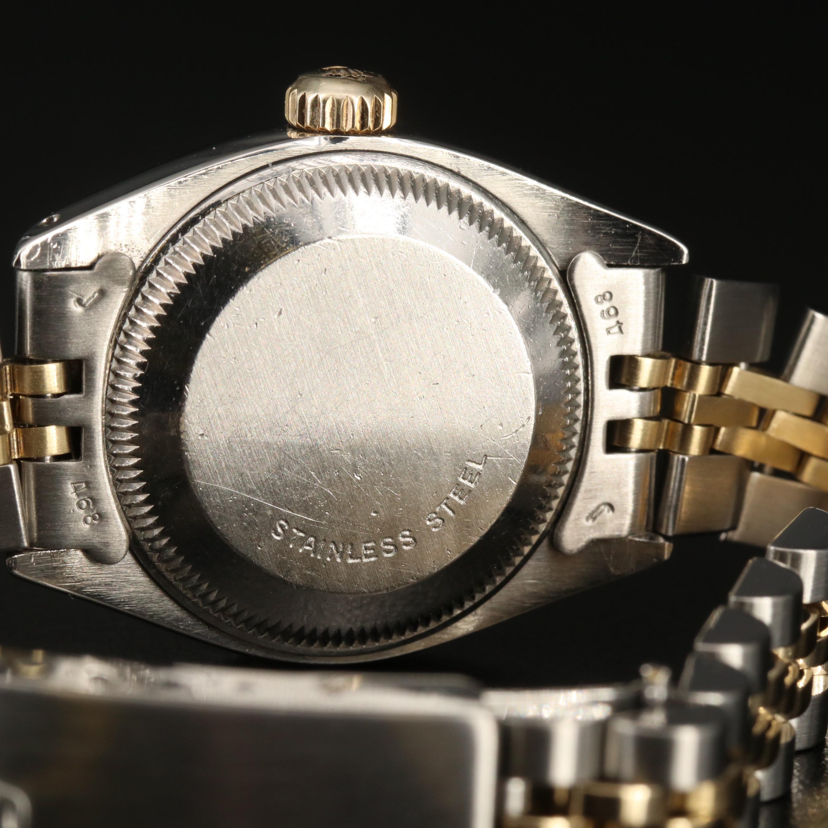 1981 Rolex "Date" 14K Gold and Stainless Steel Automatic Watch