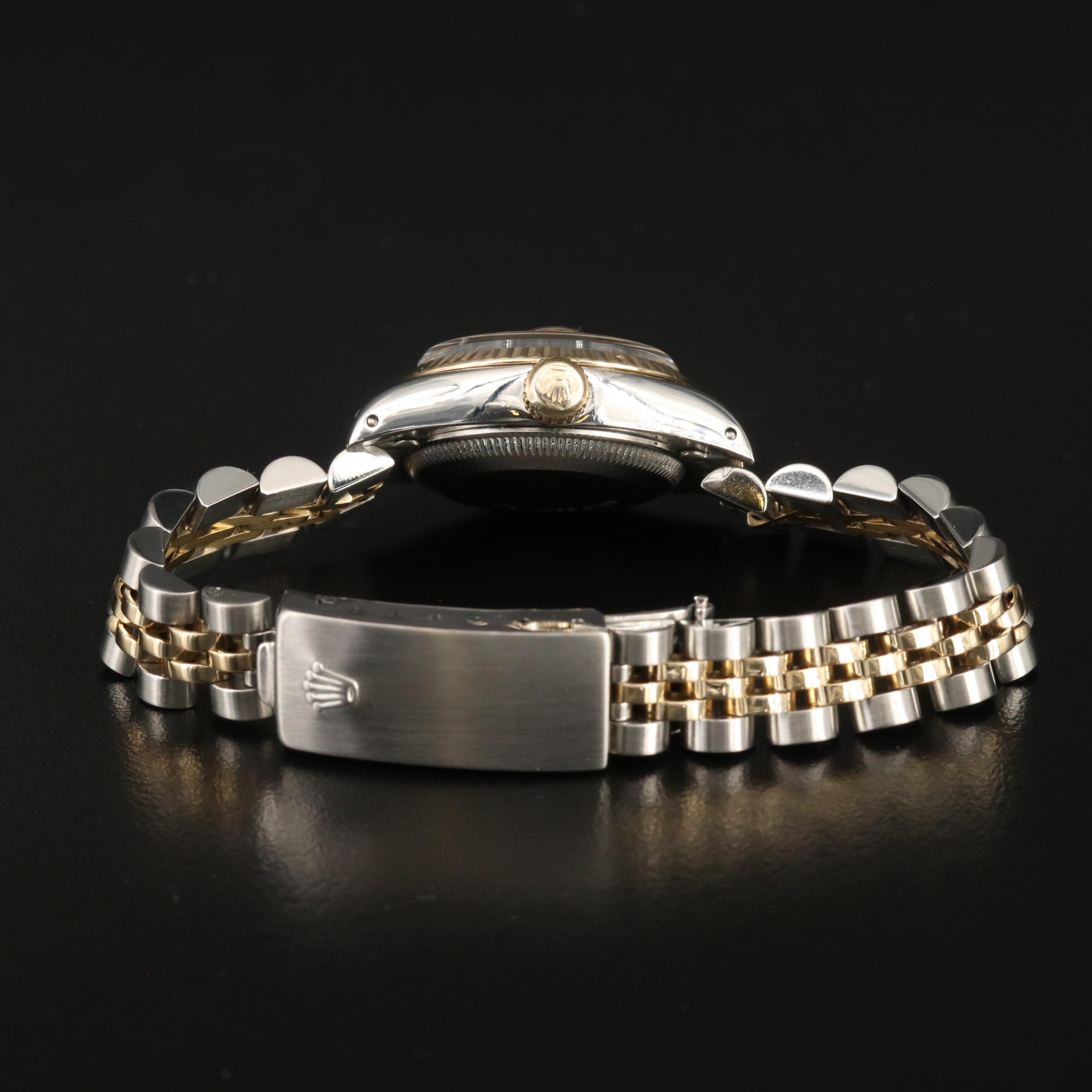 1981 Rolex "Date" 14K Gold and Stainless Steel Automatic Watch