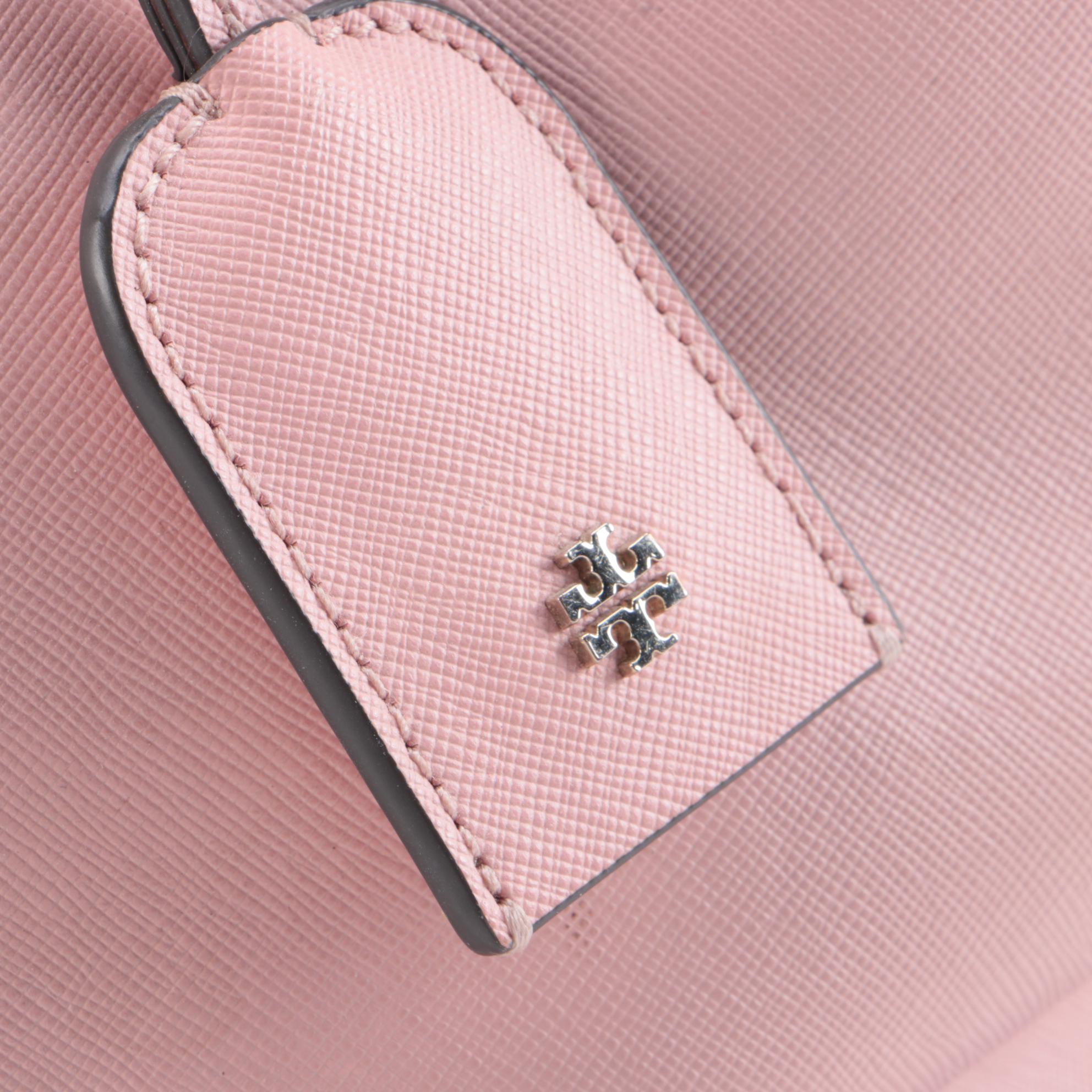 Tory Burch Pink and MICHAEL Michael Kors Burgundy Saffiano Leather Two-Way Bags