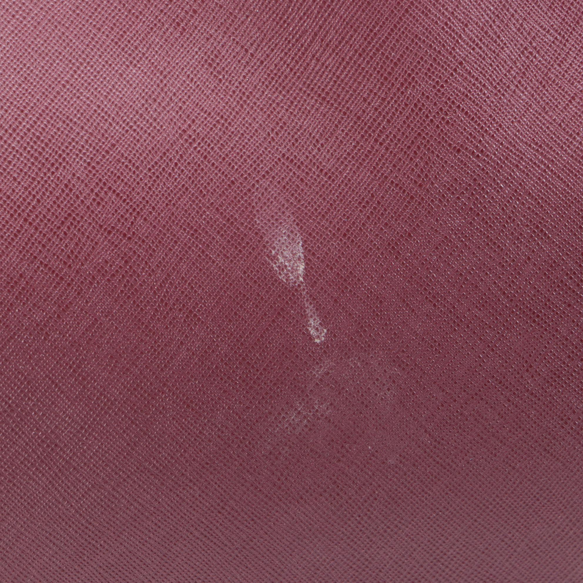 Tory Burch Pink and MICHAEL Michael Kors Burgundy Saffiano Leather Two-Way Bags