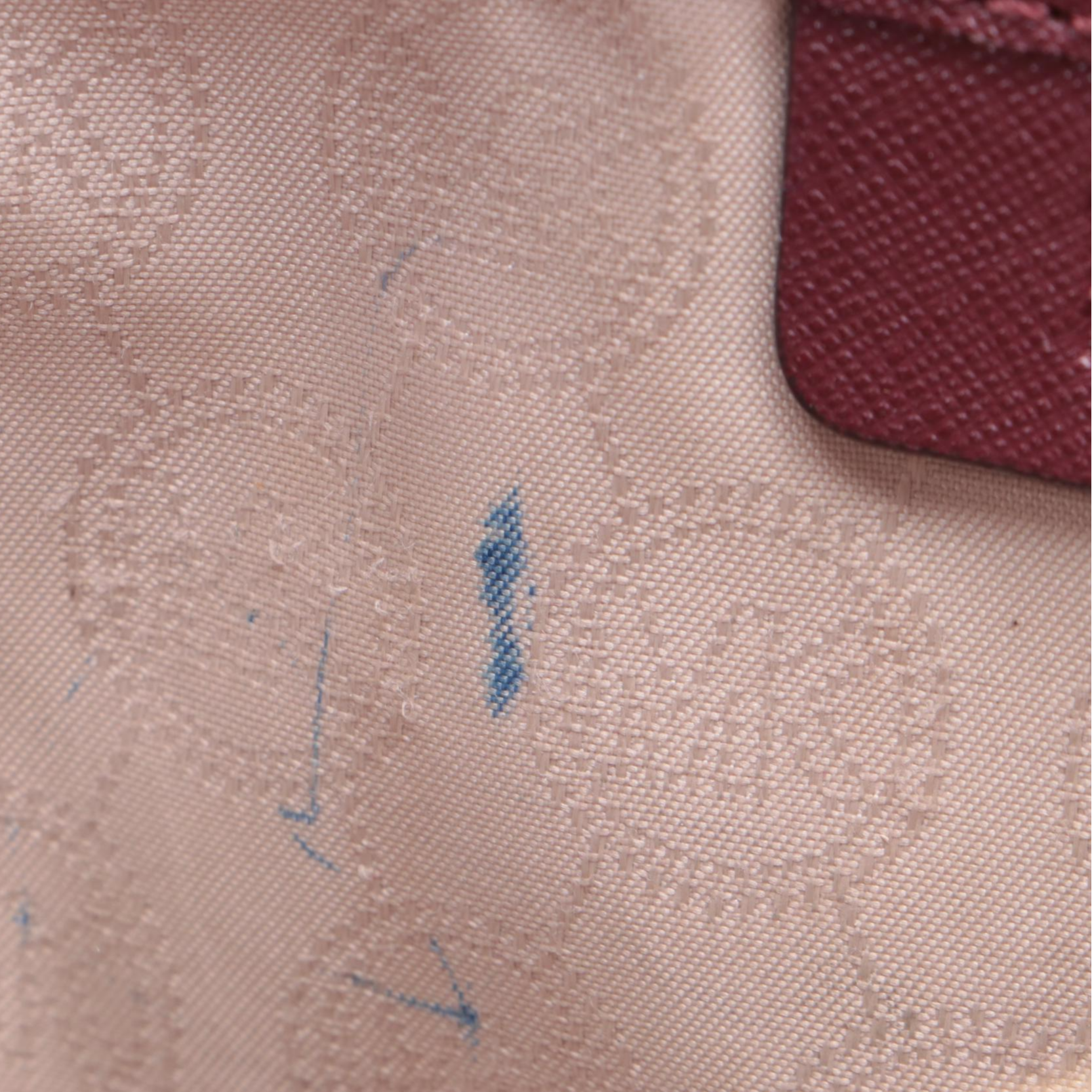 Tory Burch Pink and MICHAEL Michael Kors Burgundy Saffiano Leather Two-Way Bags