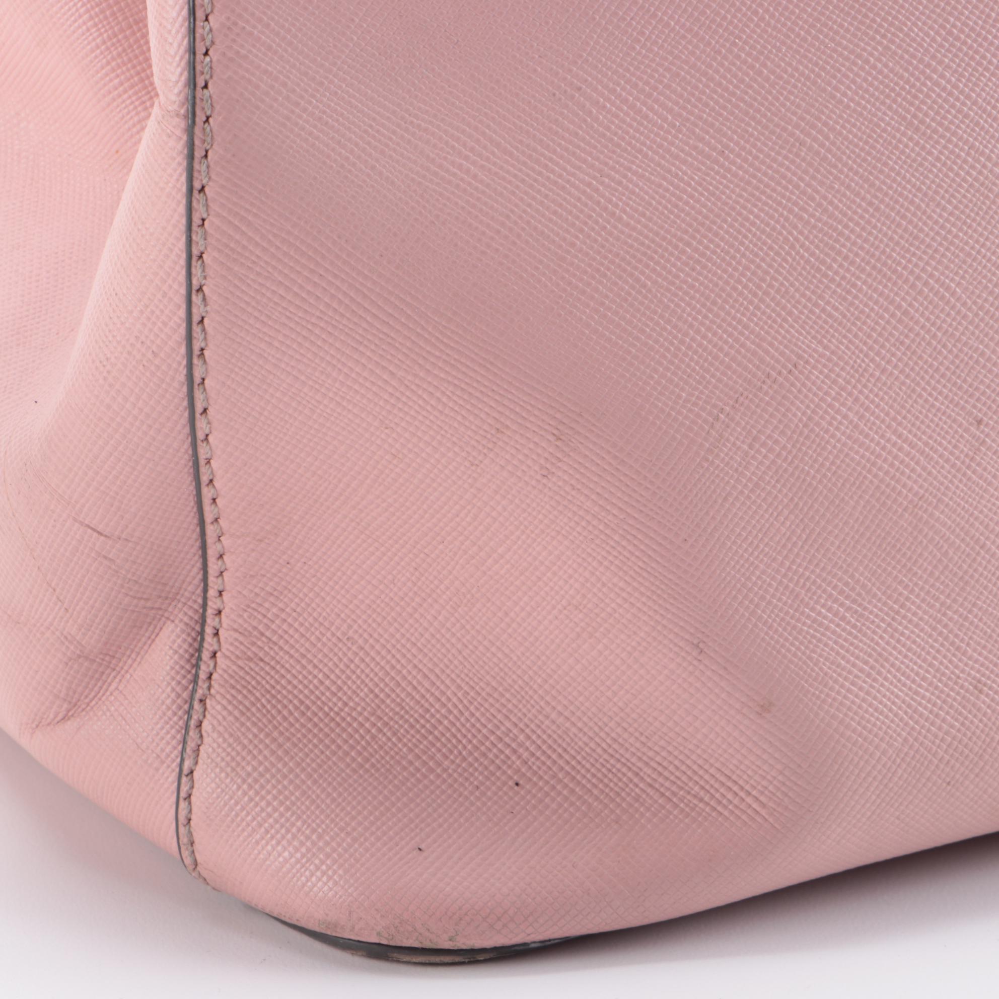 Tory Burch Pink and MICHAEL Michael Kors Burgundy Saffiano Leather Two-Way Bags