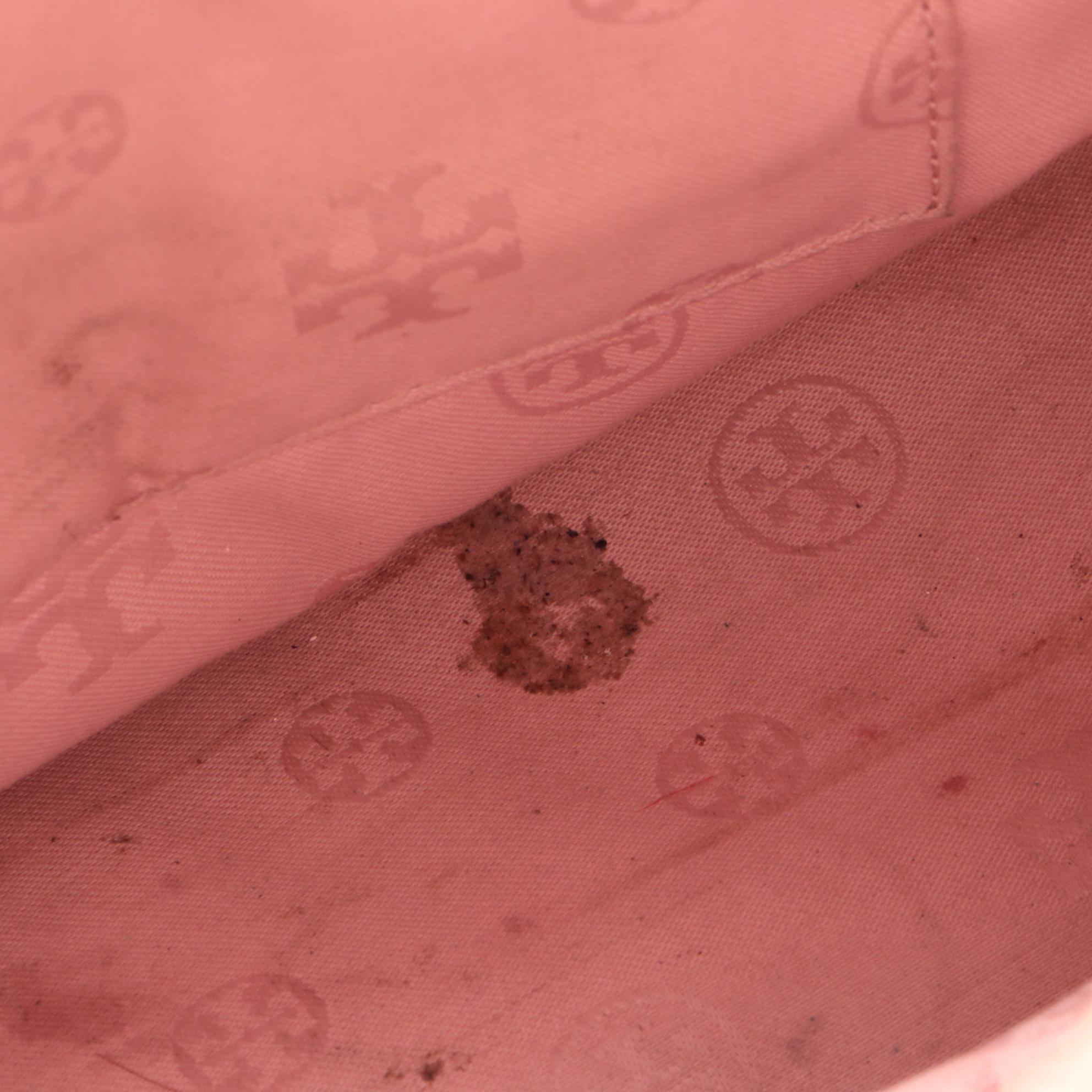 Tory Burch Pink and MICHAEL Michael Kors Burgundy Saffiano Leather Two-Way Bags