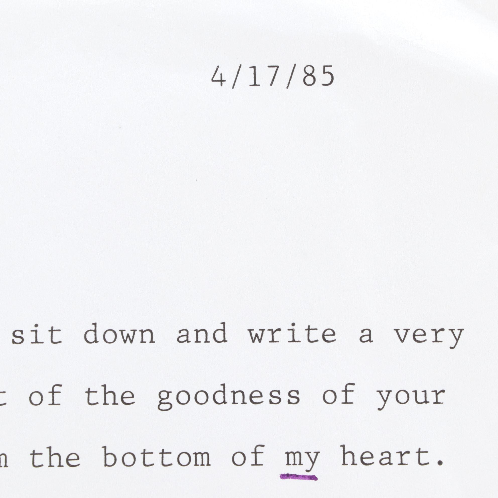 Actress Evelyn Keyes Typed and Signed Letter to Samuel Marx, 1985