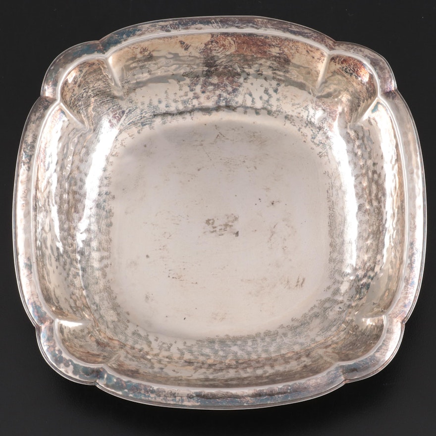 Kurz Gottlieb of Germany Hand Hammered 830 Silver Bowl, c. 1935