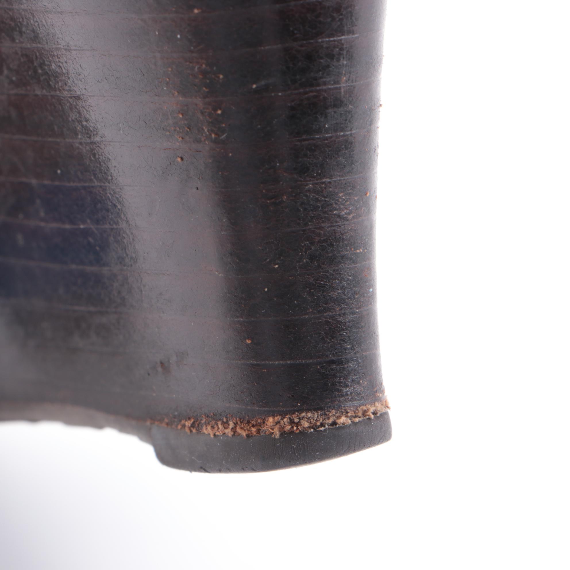 Tory Burch Leopard Print and Metallic Leather Wedges