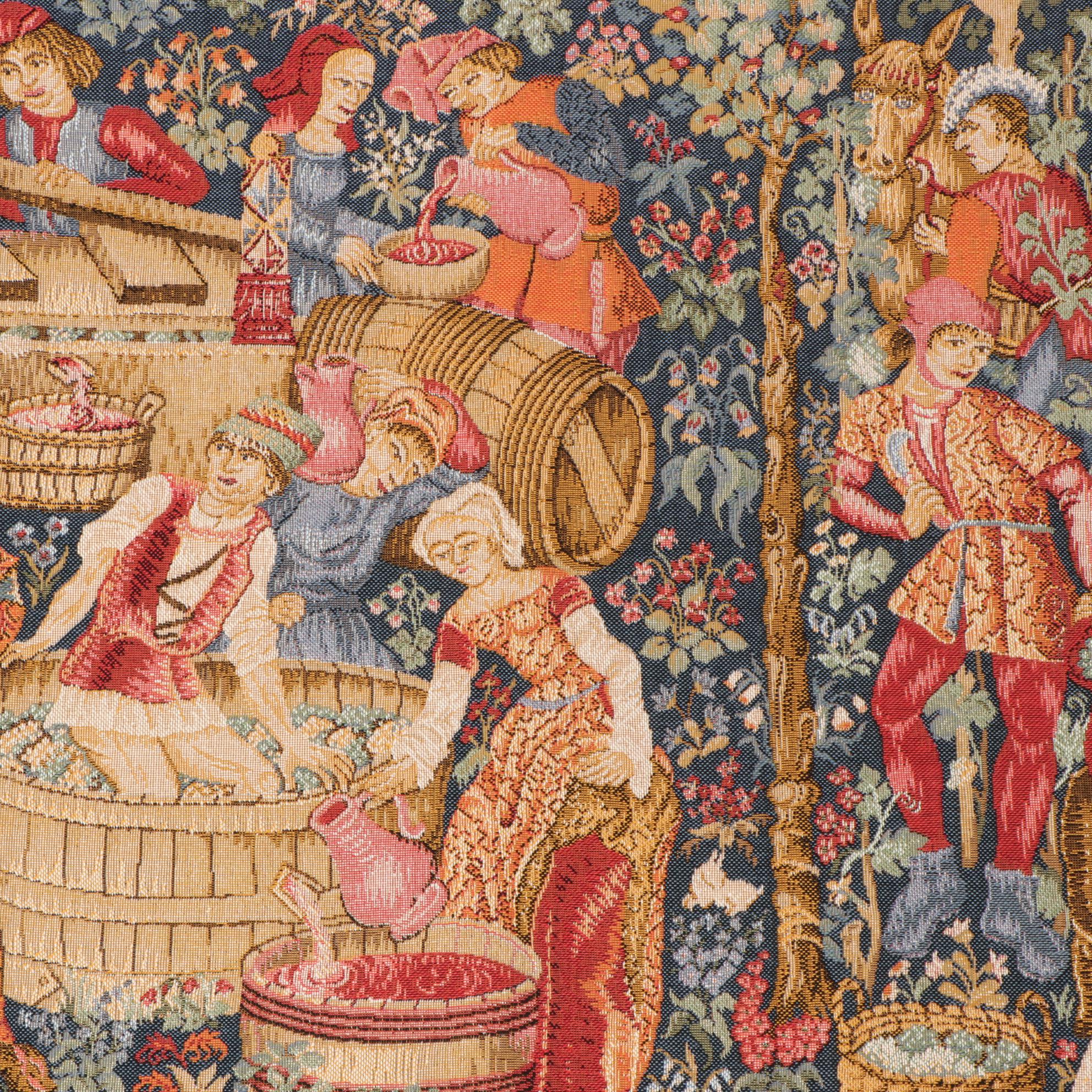 Goblys Flemish Renaissance Style Machine Woven Tapestry