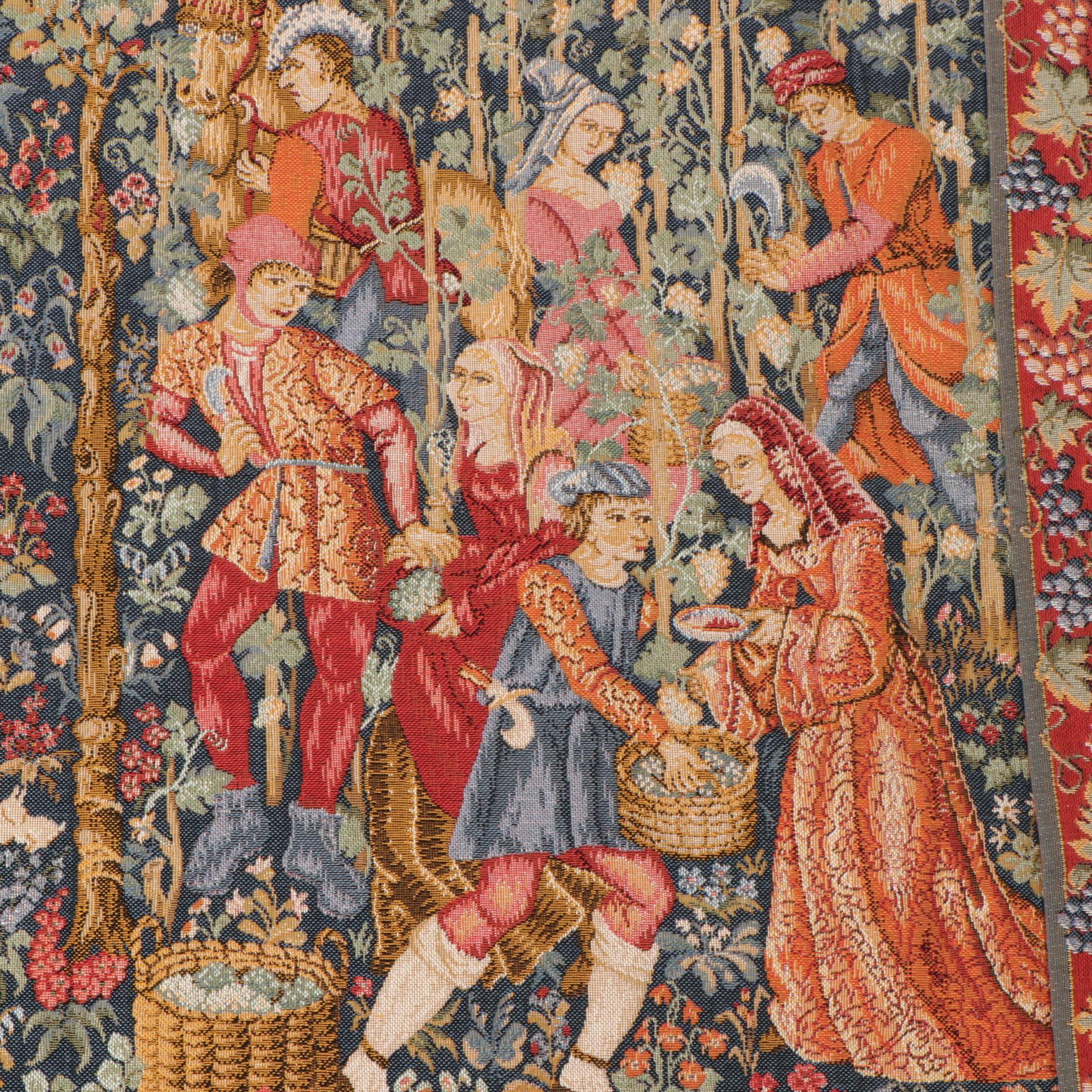 Goblys Flemish Renaissance Style Machine Woven Tapestry