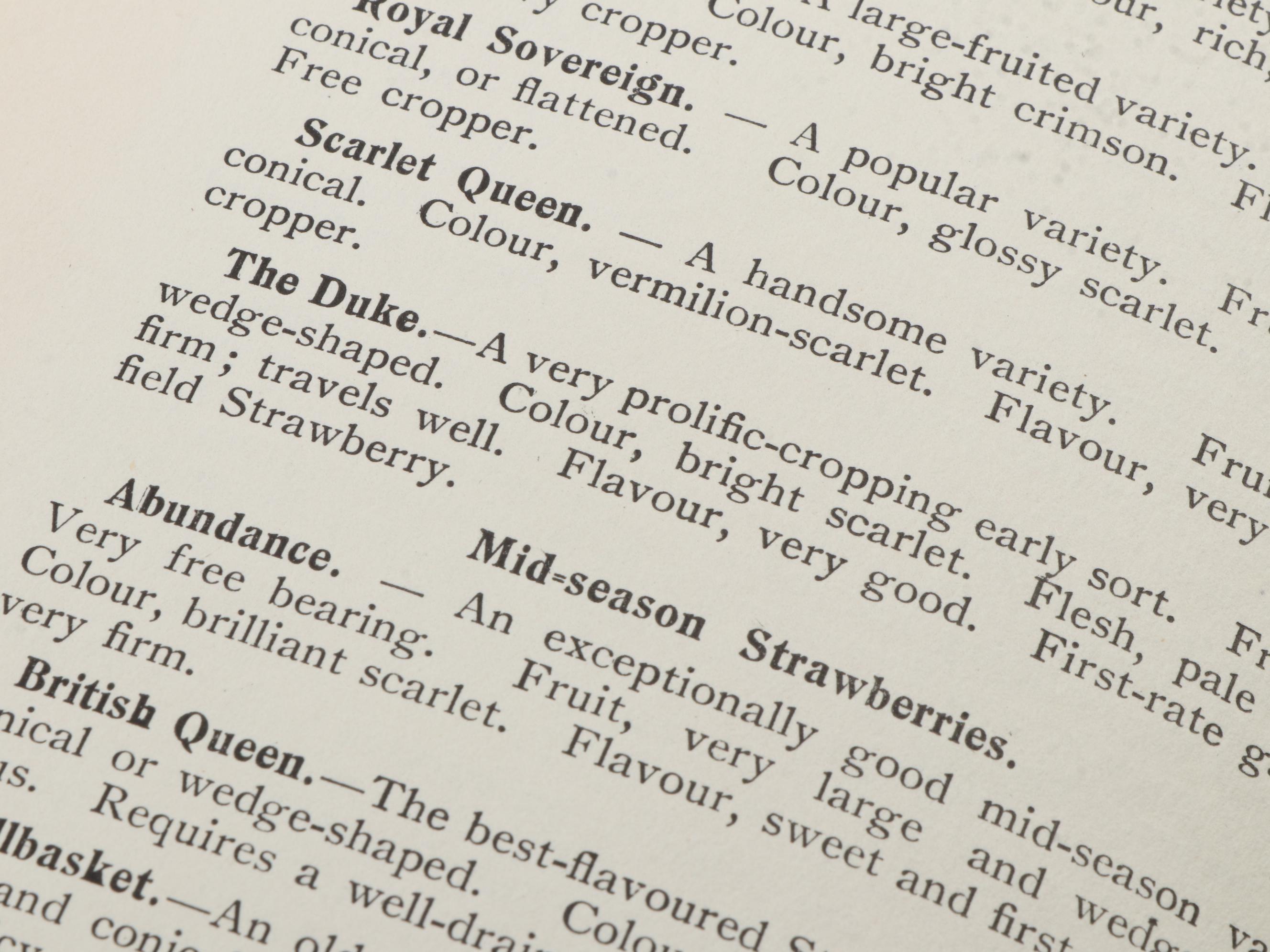 "Fruit Growing for Amateurs" by H. H. Thomas and More Cultivation Books