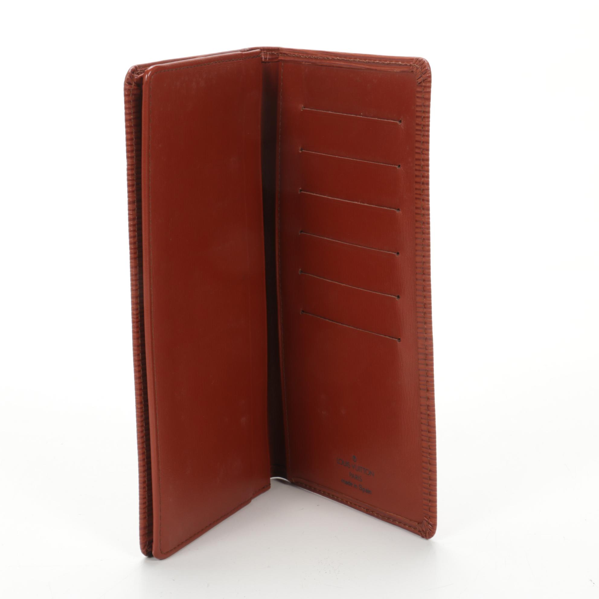 Louis Vuitton Long Bifold Wallet in Cipango Gold Epi Leather