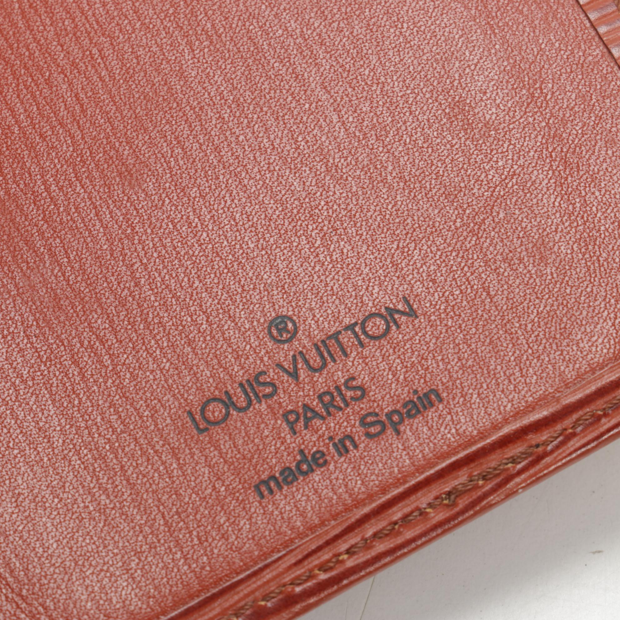 Louis Vuitton Long Bifold Wallet in Cipango Gold Epi Leather